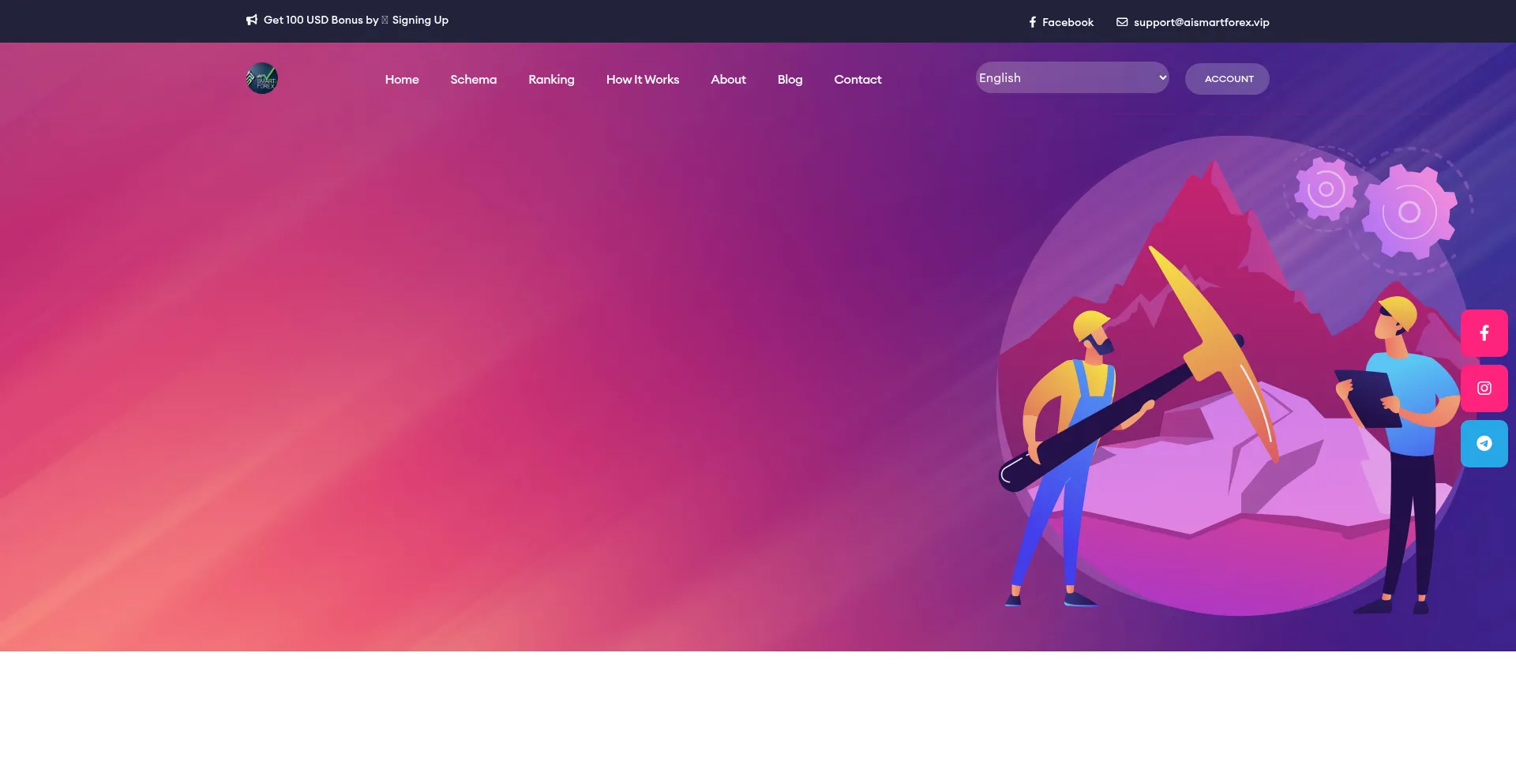 Website screenshot of Aismartforex.vip