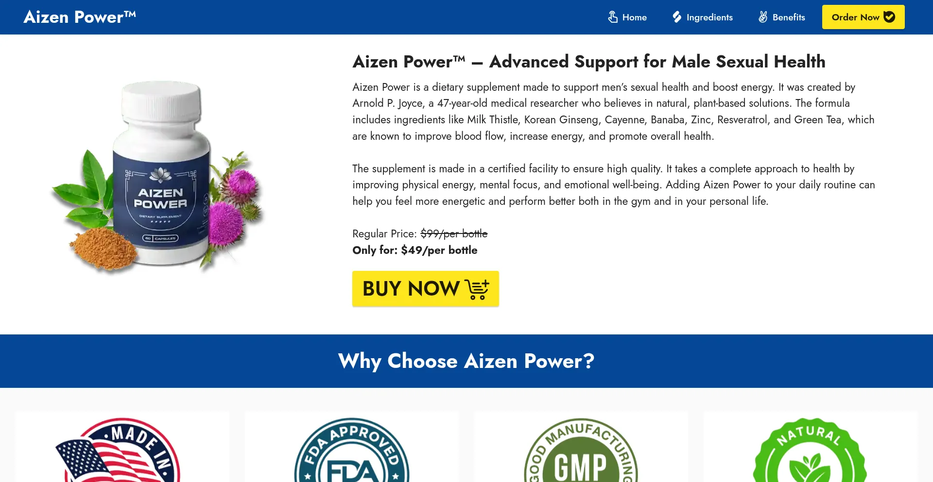 ¿És Seguro y Confiable Aizanpower.com?