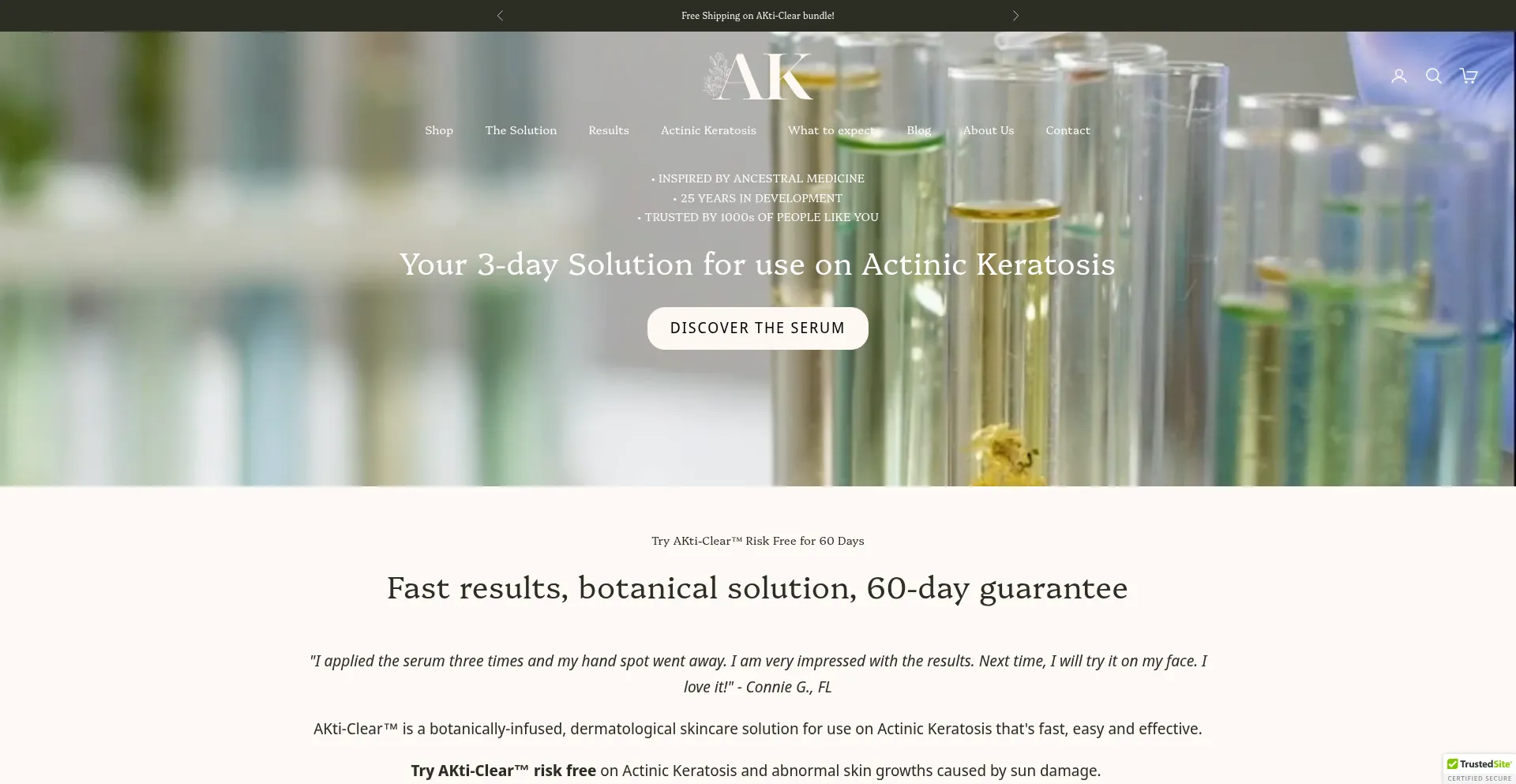 ¿És Seguro y Confiable Akbotanicals.com?