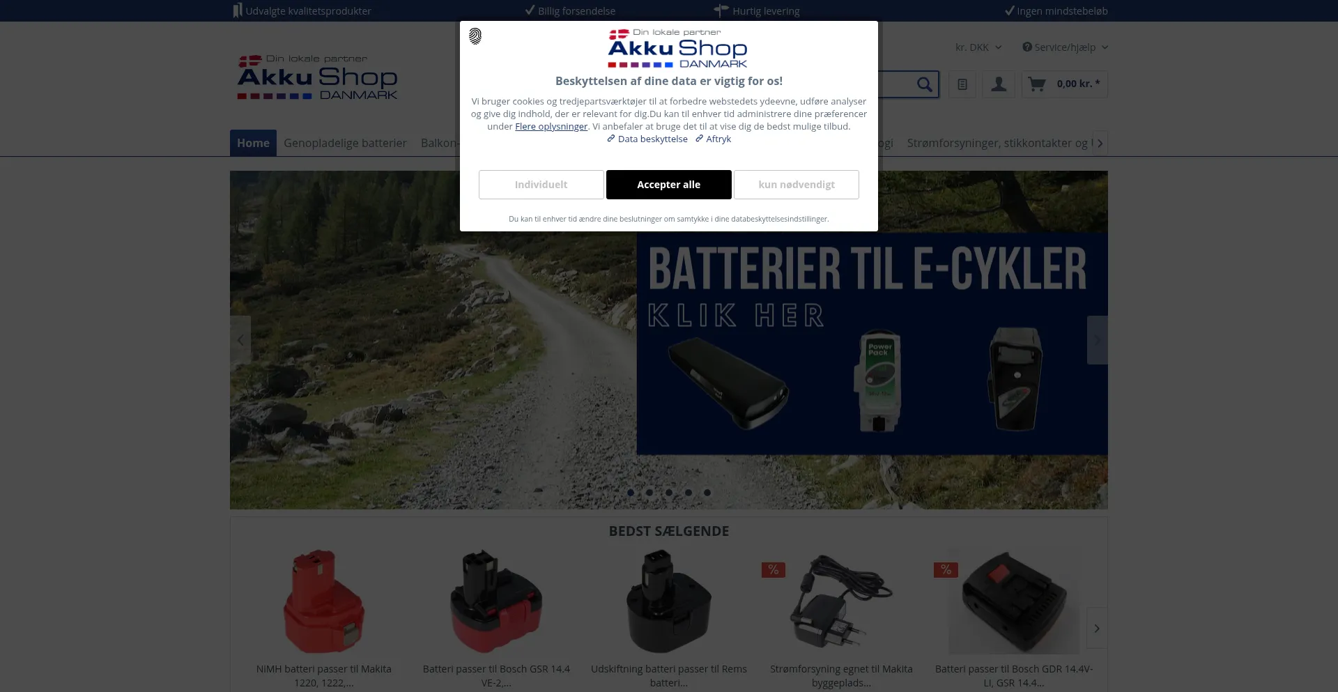 ¿És Seguro y Confiable Akkushop.dk?
