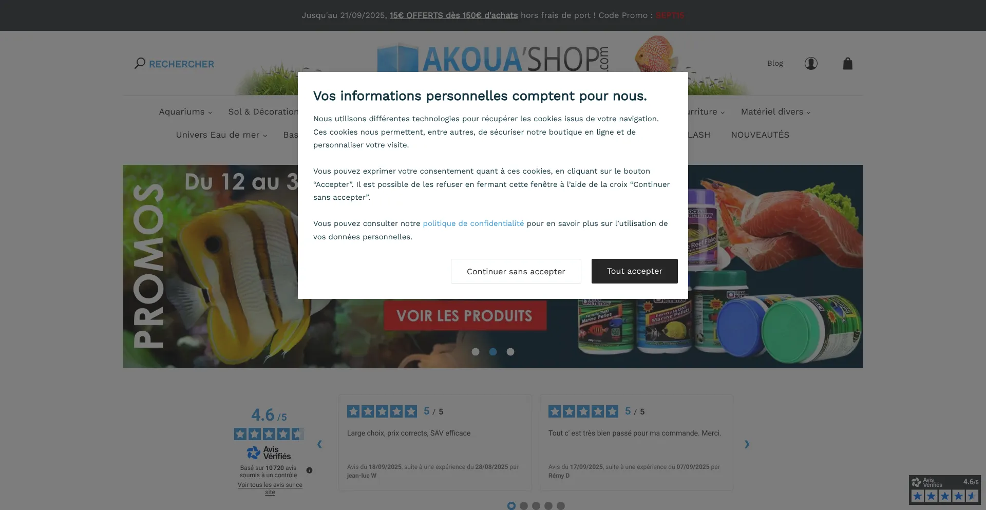 Akouashop.com Screenshot