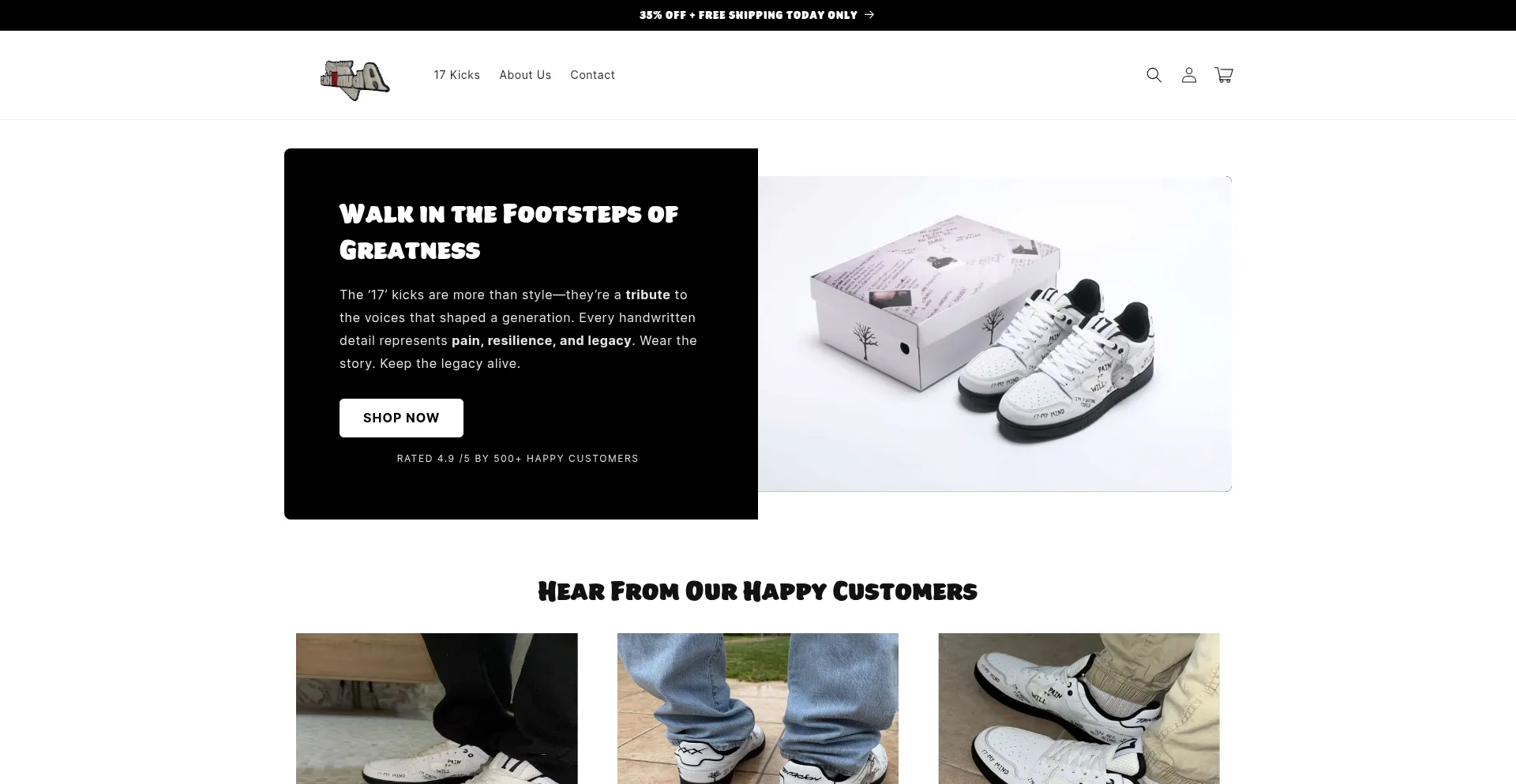 Website screenshot of Albumkicks.com
