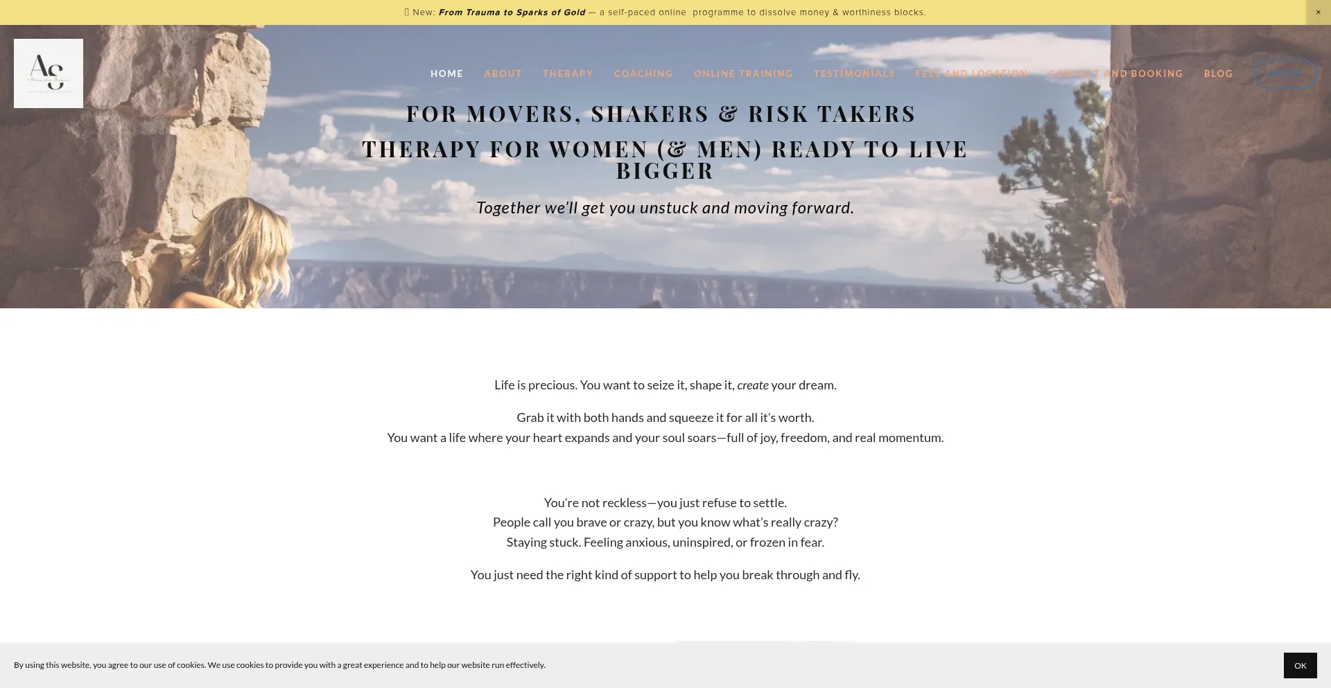 ¿És Seguro y Confiable Alexandrastevenstherapy.com?
