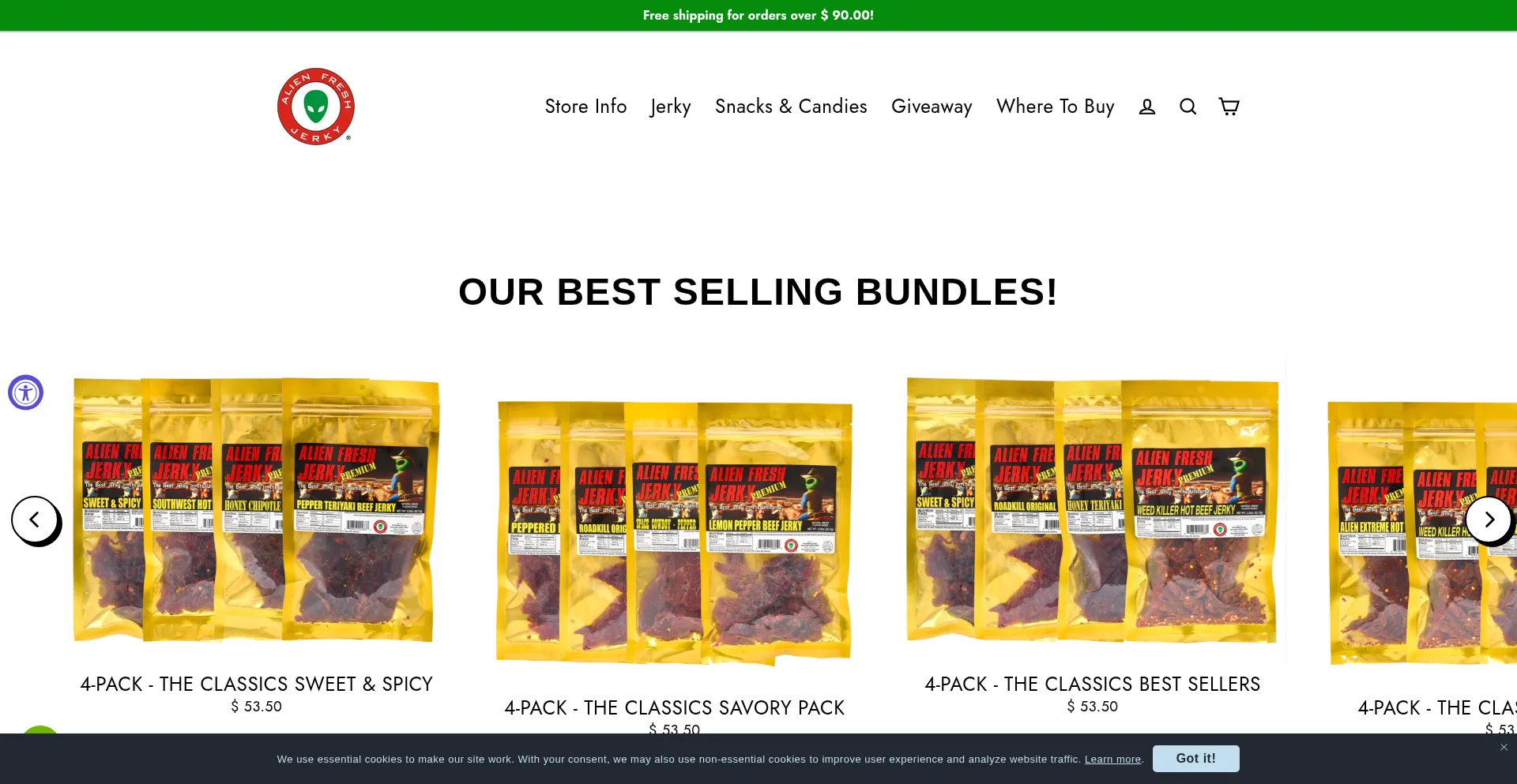 Alienfreshjerky.com