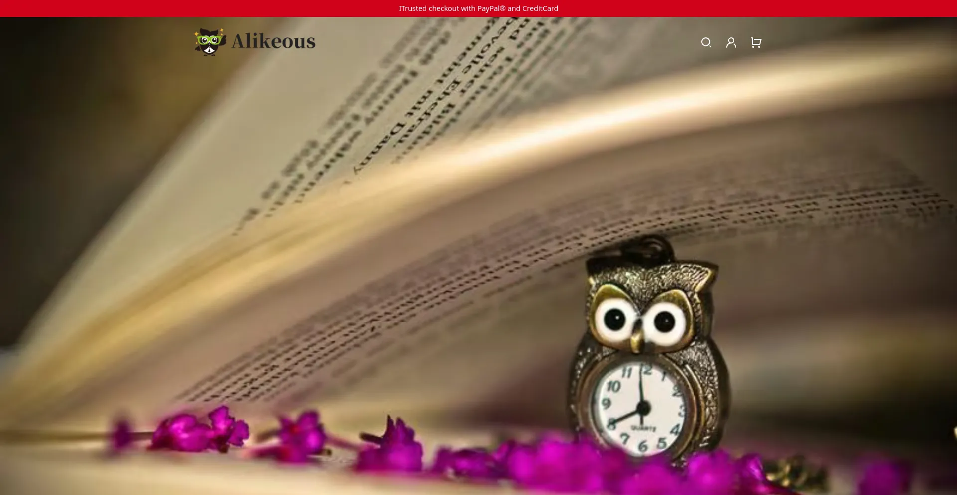 Website screenshot of Alikeous.com