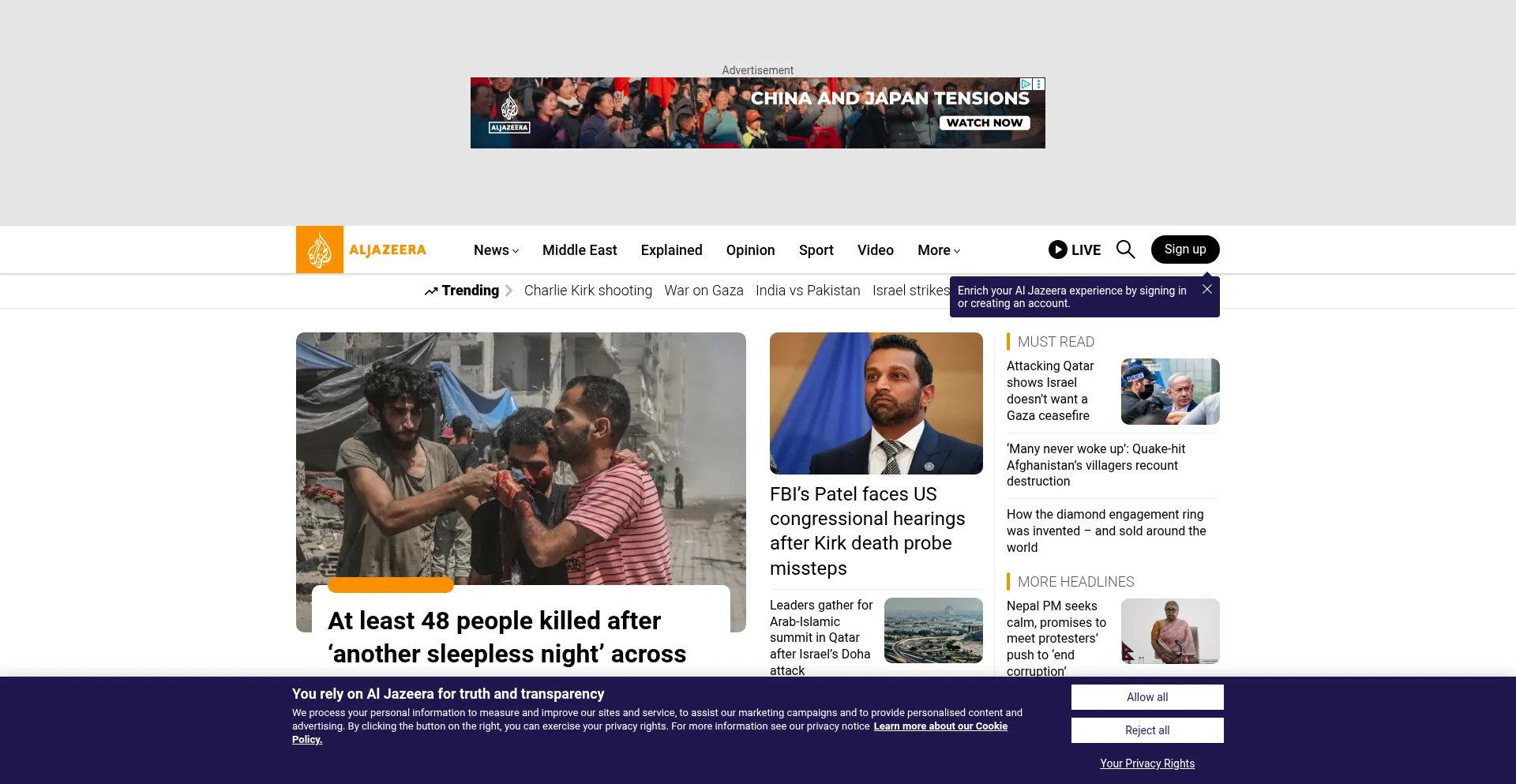 ¿És Seguro y Confiable Aljazeera.com?