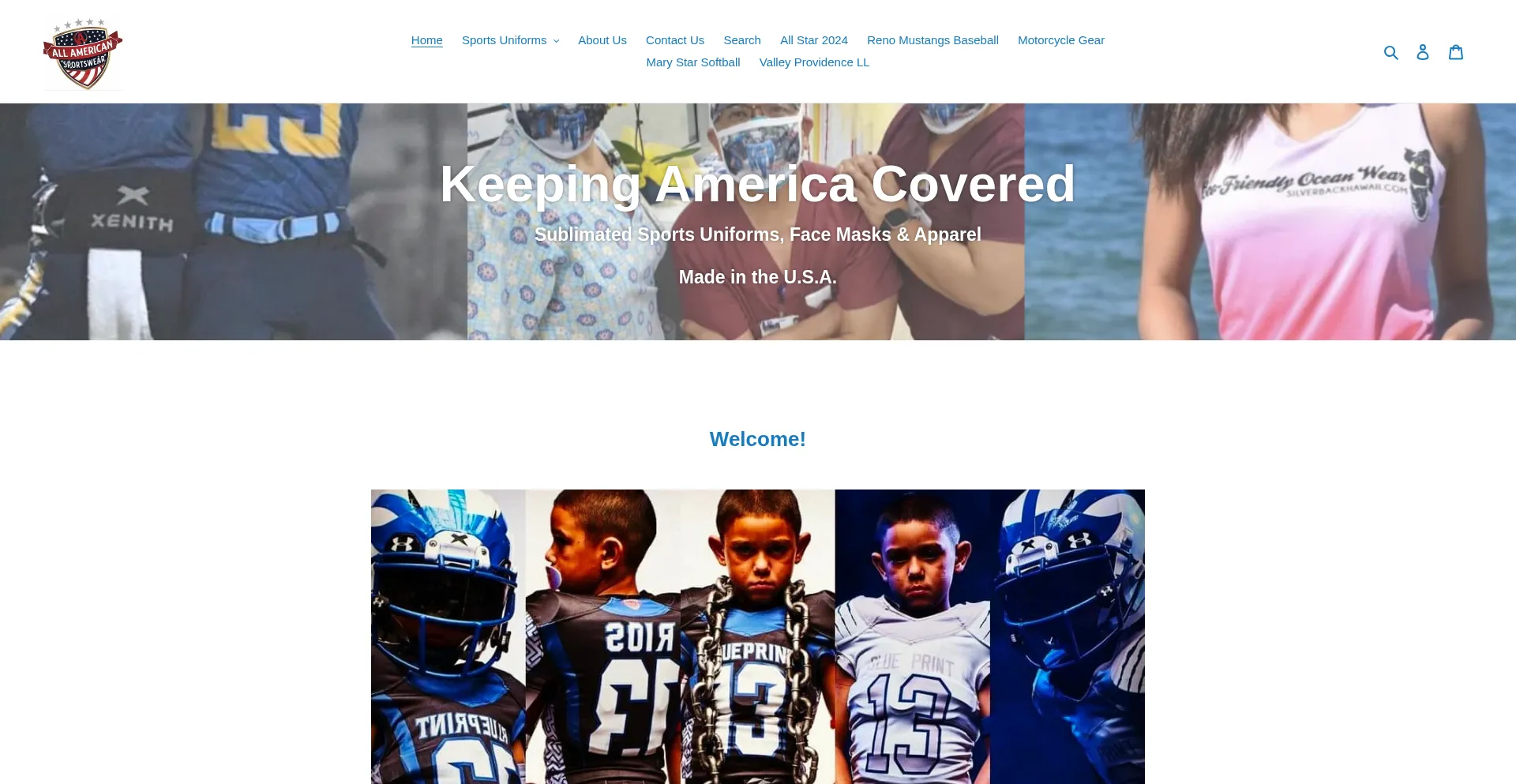 Allamericansportswearcorp.com