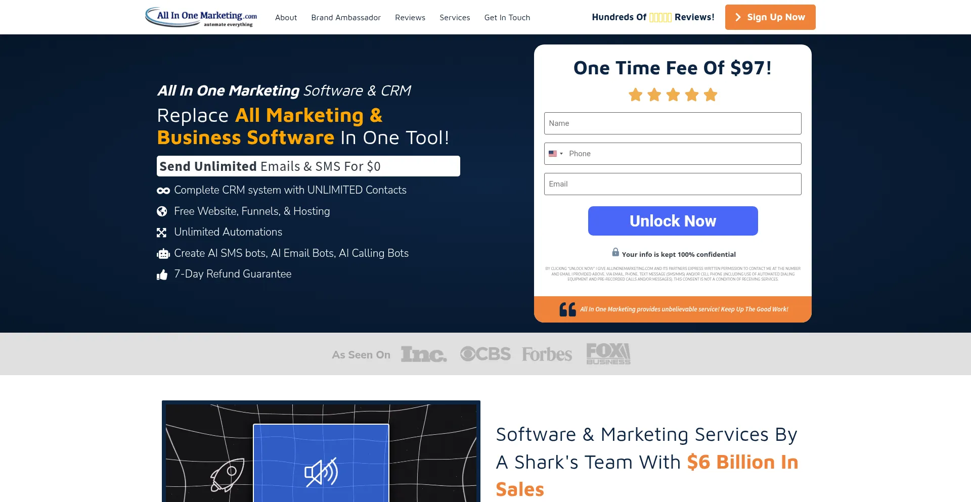 ¿És Seguro y Confiable Allinonemarketing.com?