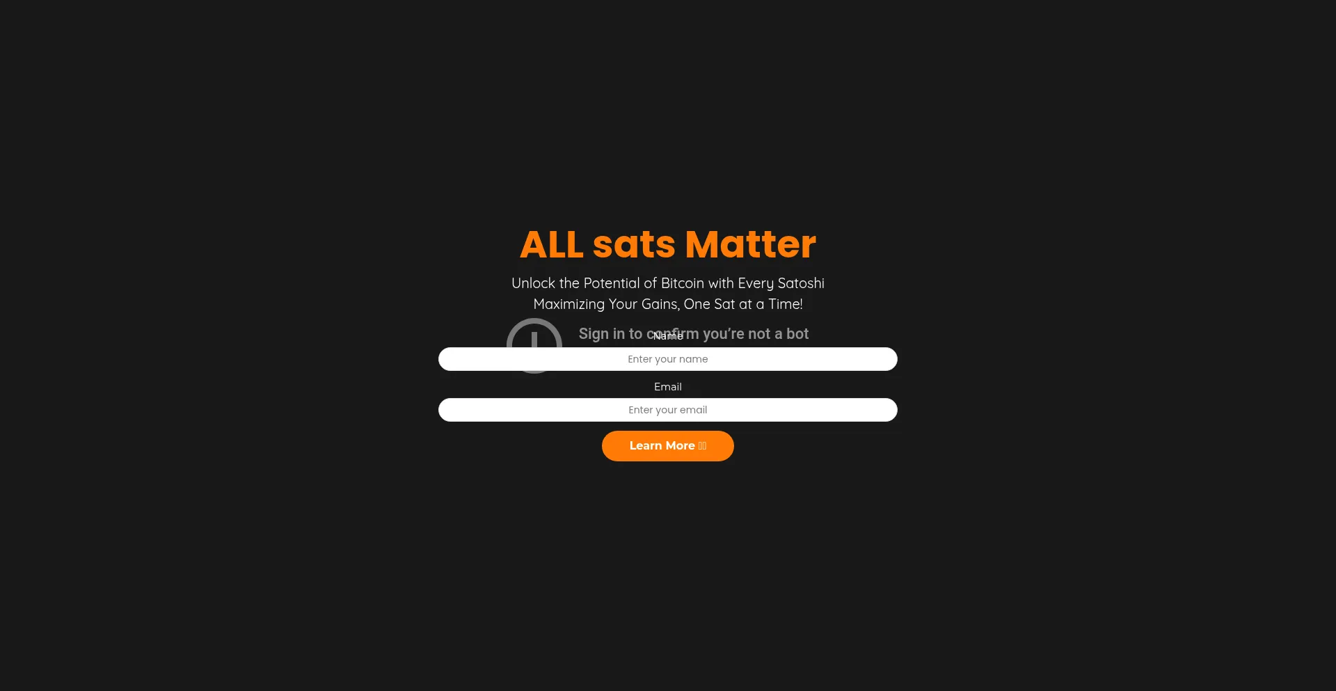 Website screenshot of Allsatsmatter.com