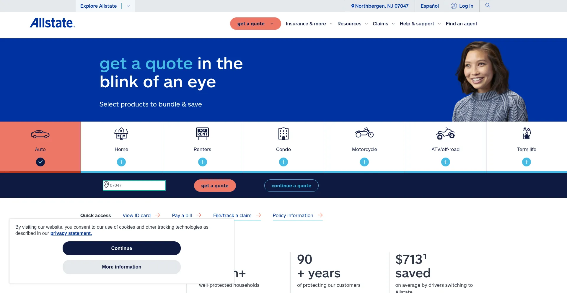 ¿És Seguro y Confiable Allstate.com?