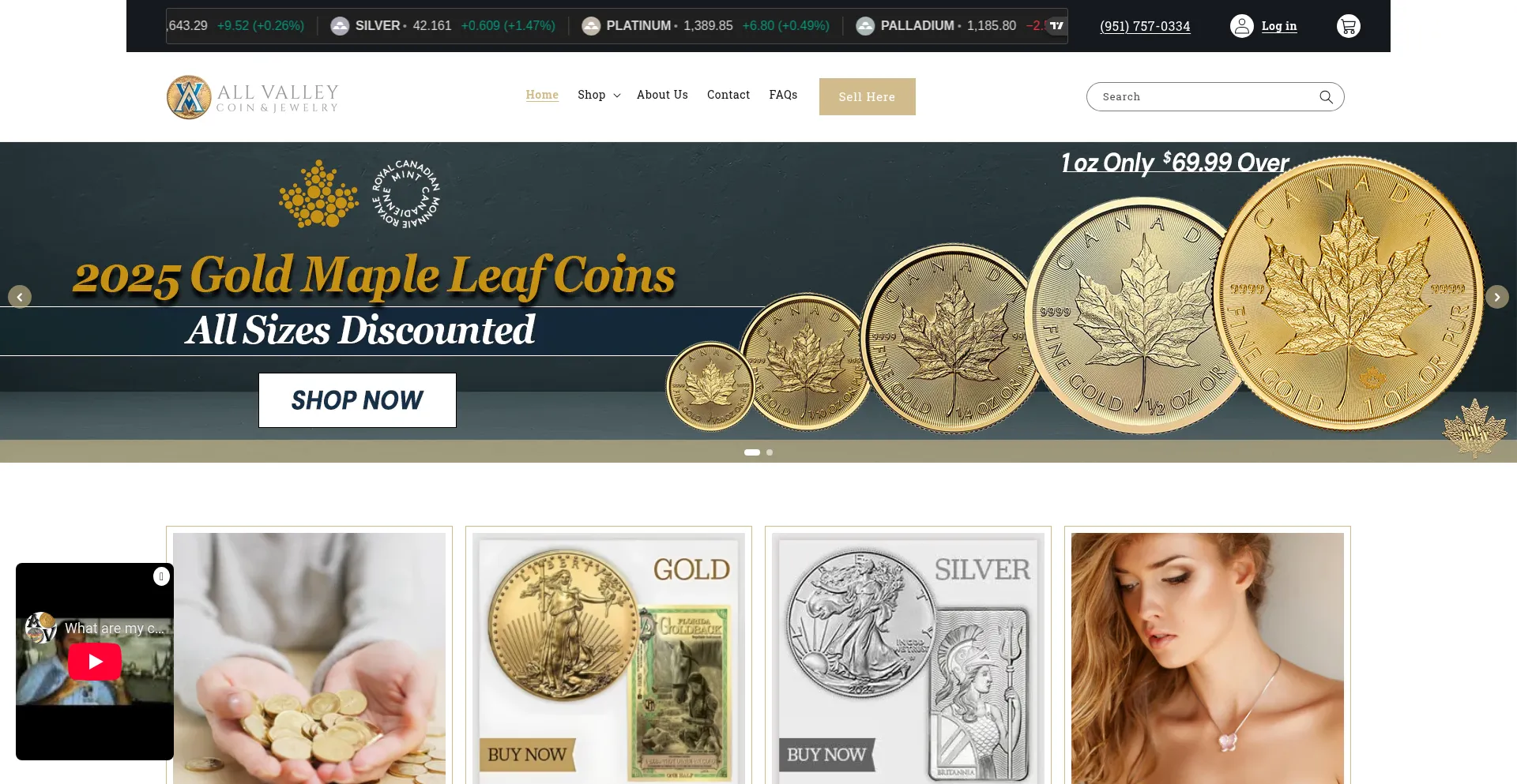 ¿És Seguro y Confiable Allvalleycoinandjewelry.com?