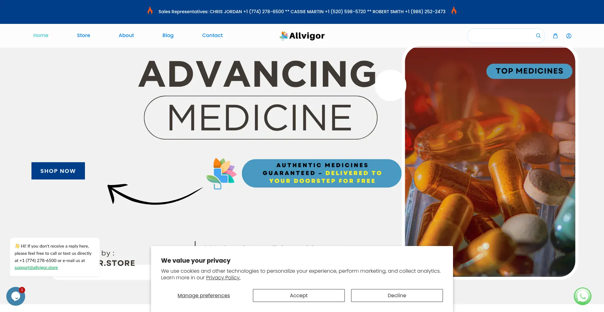 ¿És Seguro y Confiable Allvigor.store?