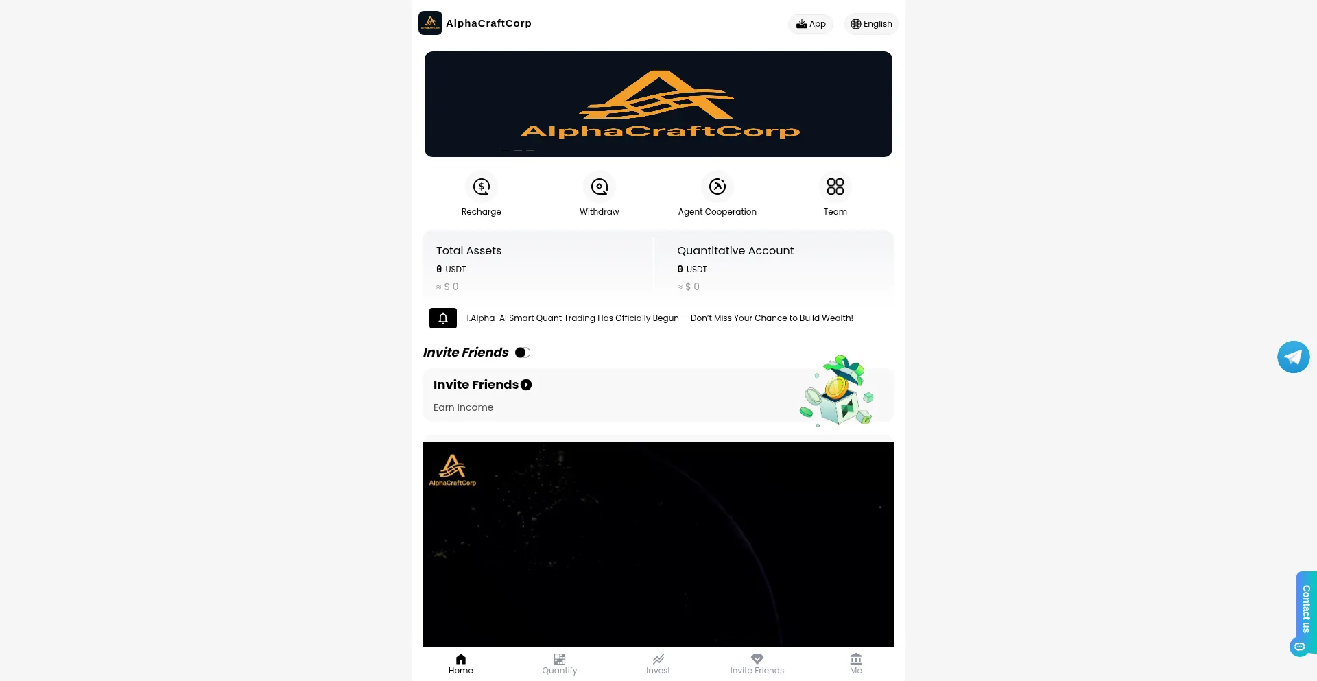 Website screenshot of Alphacc.co