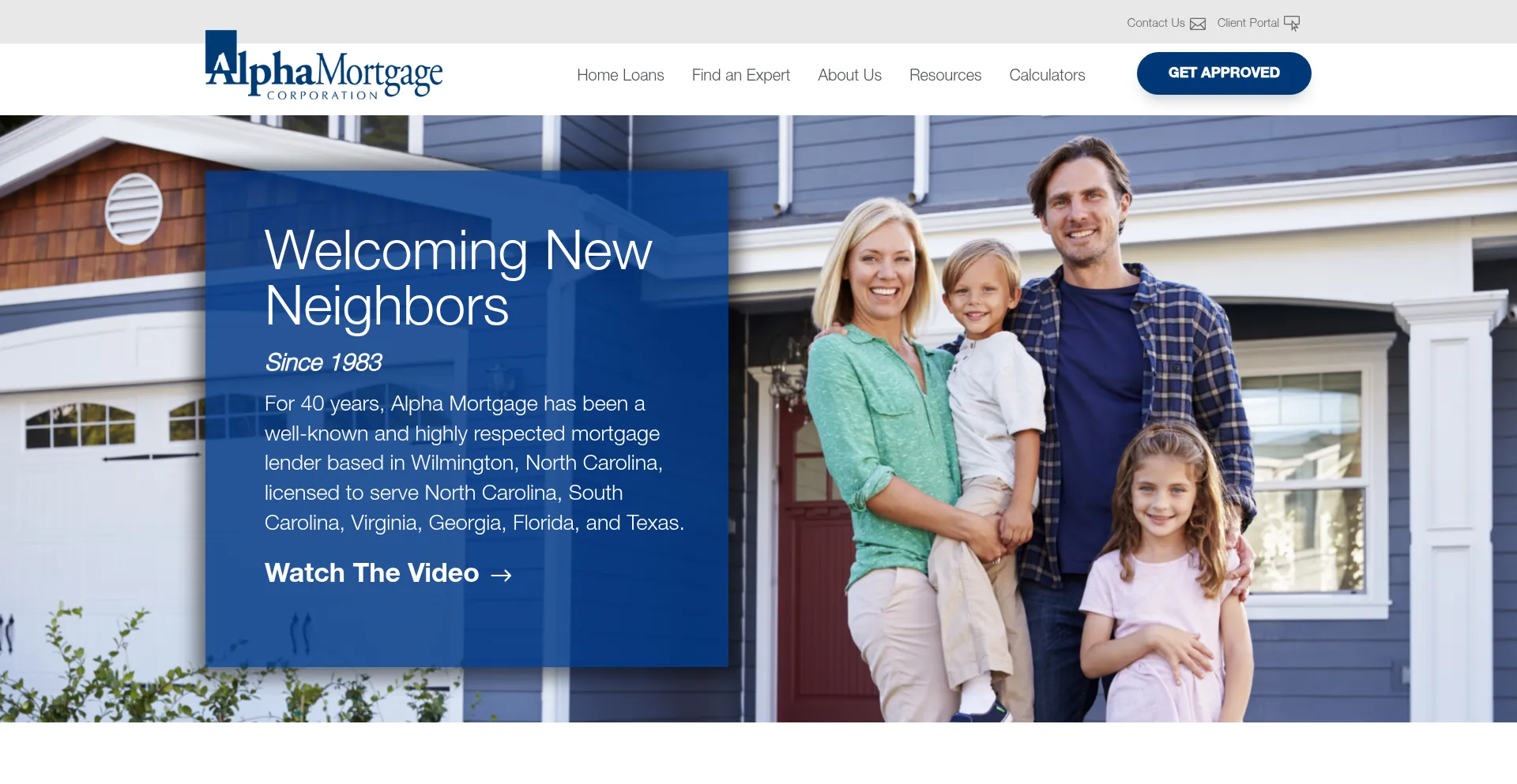 Alphamortgage.com Screenshot