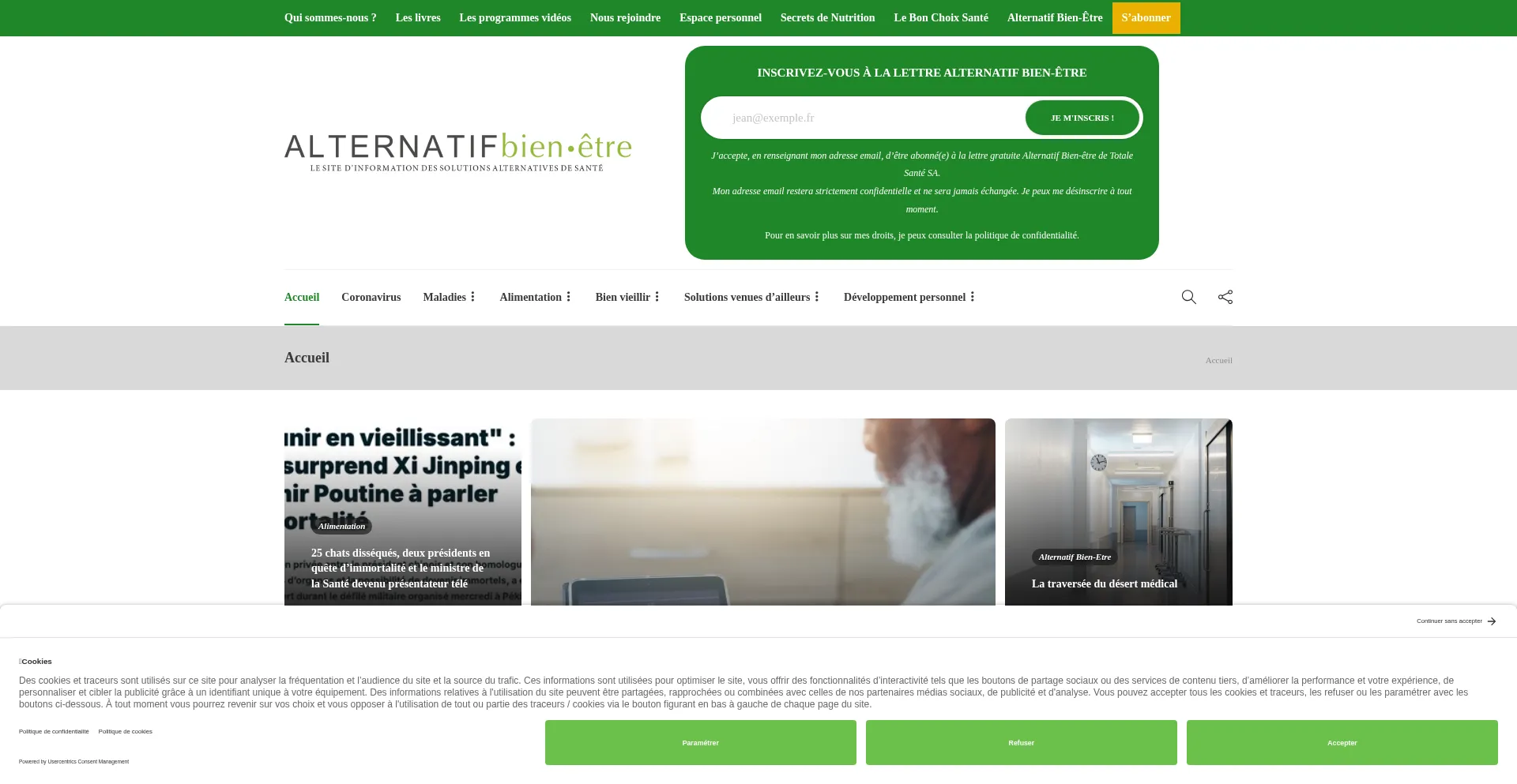 ¿És Seguro y Confiable Alternatif-bien-etre.com?