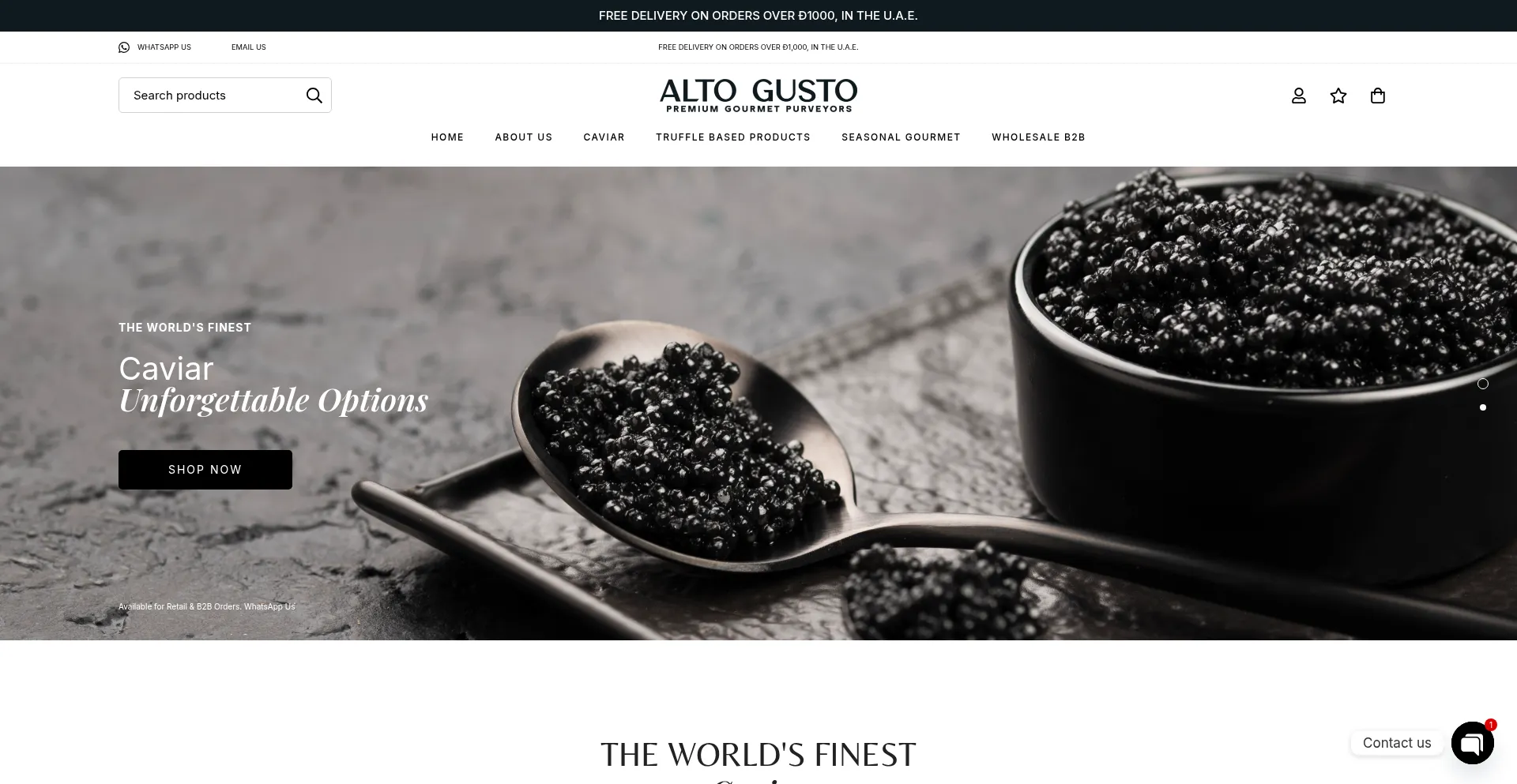 Website screenshot of Altogustouae.com