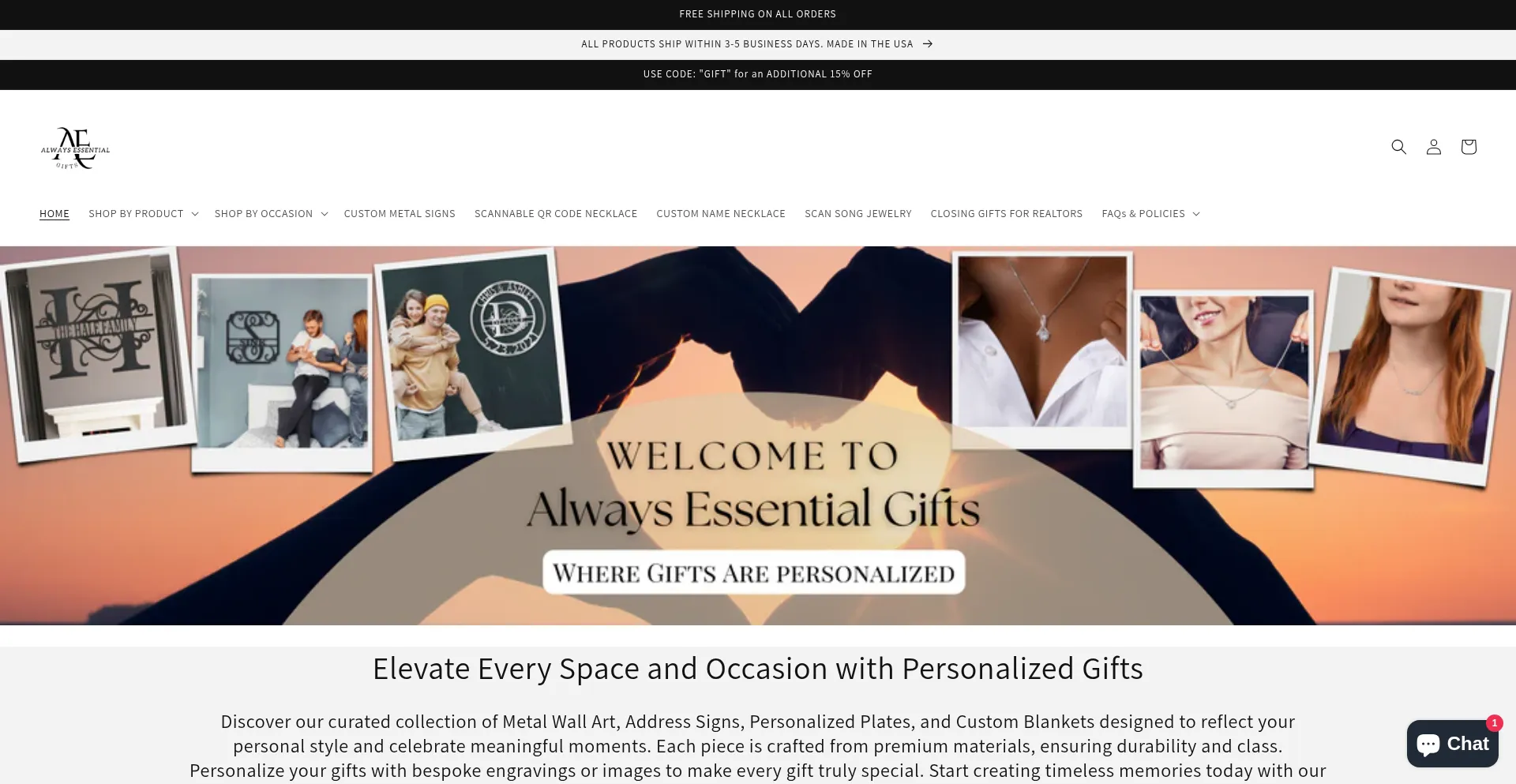 Alwaysessentialgifts.com