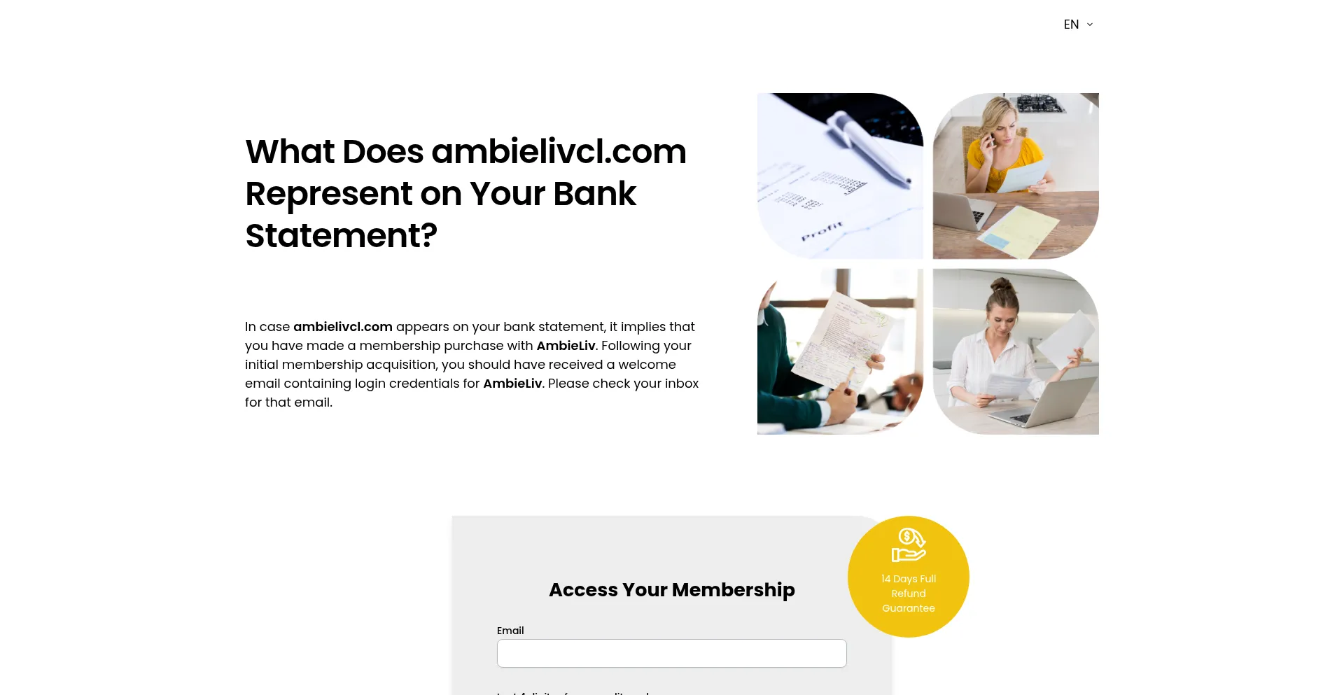 ¿És Seguro y Confiable Ambielivcl.com?