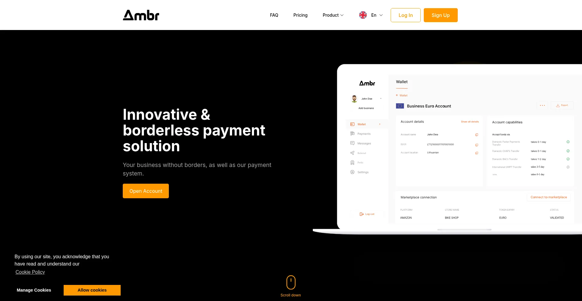 ¿És Seguro y Confiable Ambrpayments.com?