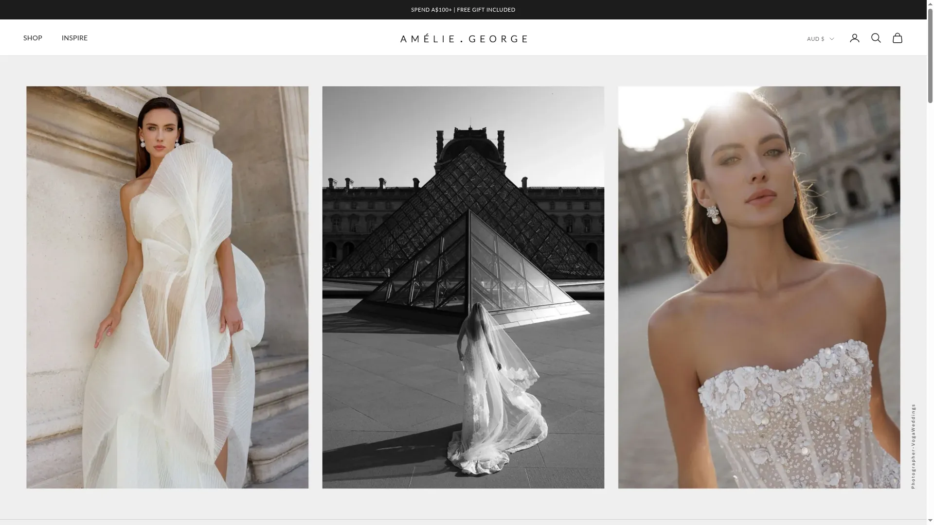 Ameliegeorgebridal.com