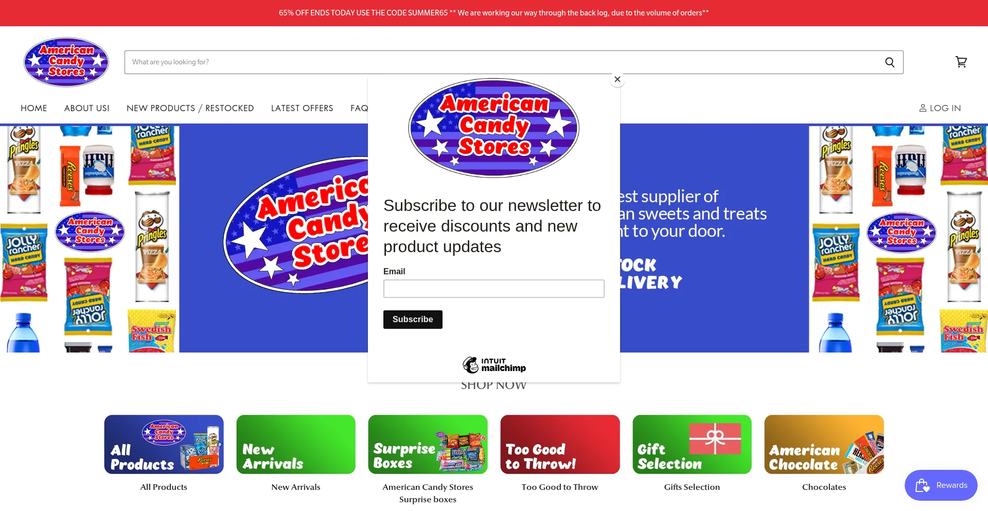 ¿És Seguro y Confiable Americancandystores.co.uk?