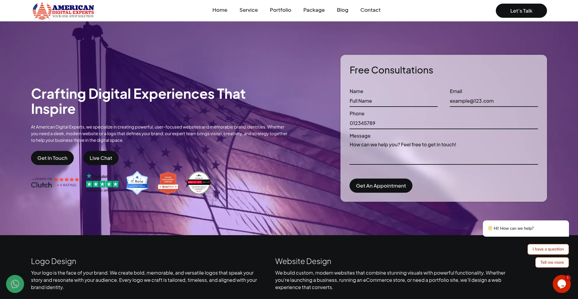 ¿És Seguro y Confiable Americandigitalexperts.com?