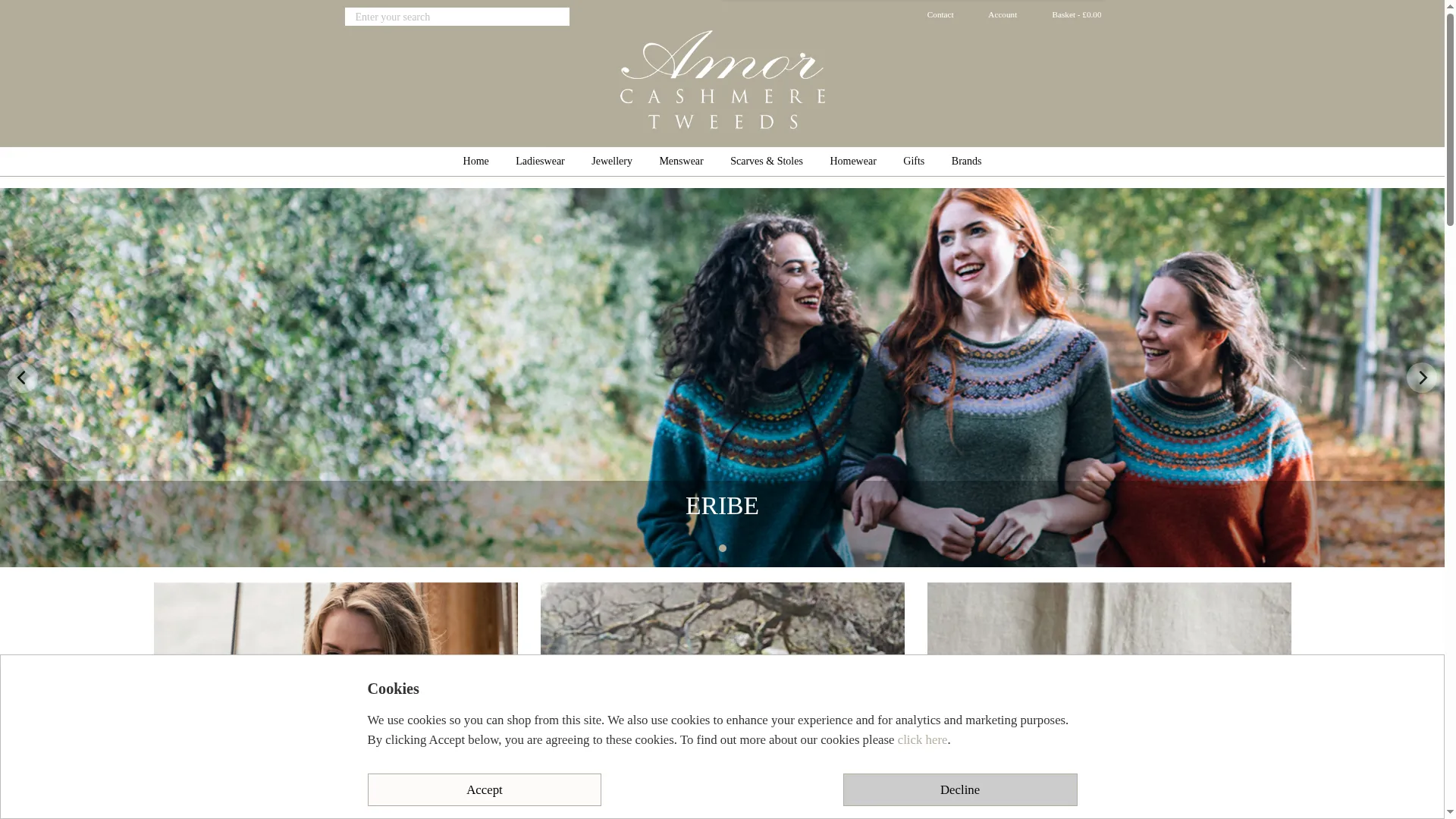 Amorcashmereandtweed.co.uk