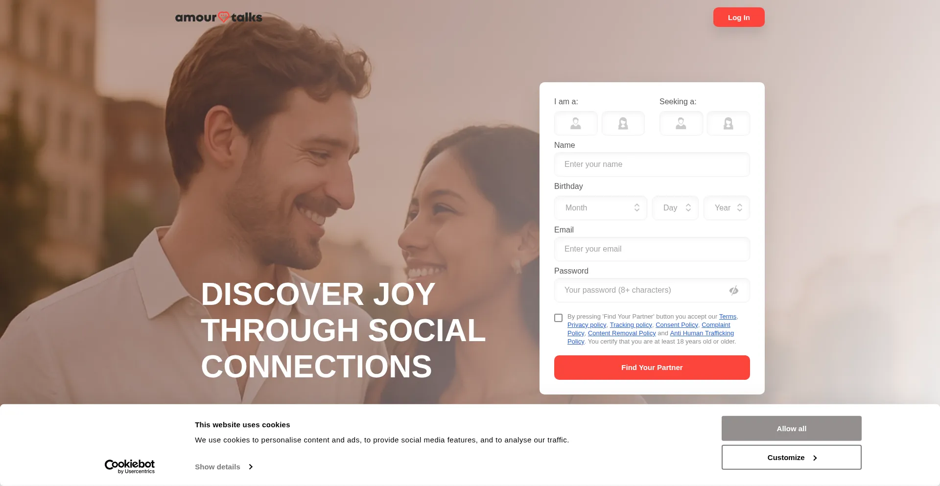 ¿És Seguro y Confiable Amourtalks.com?