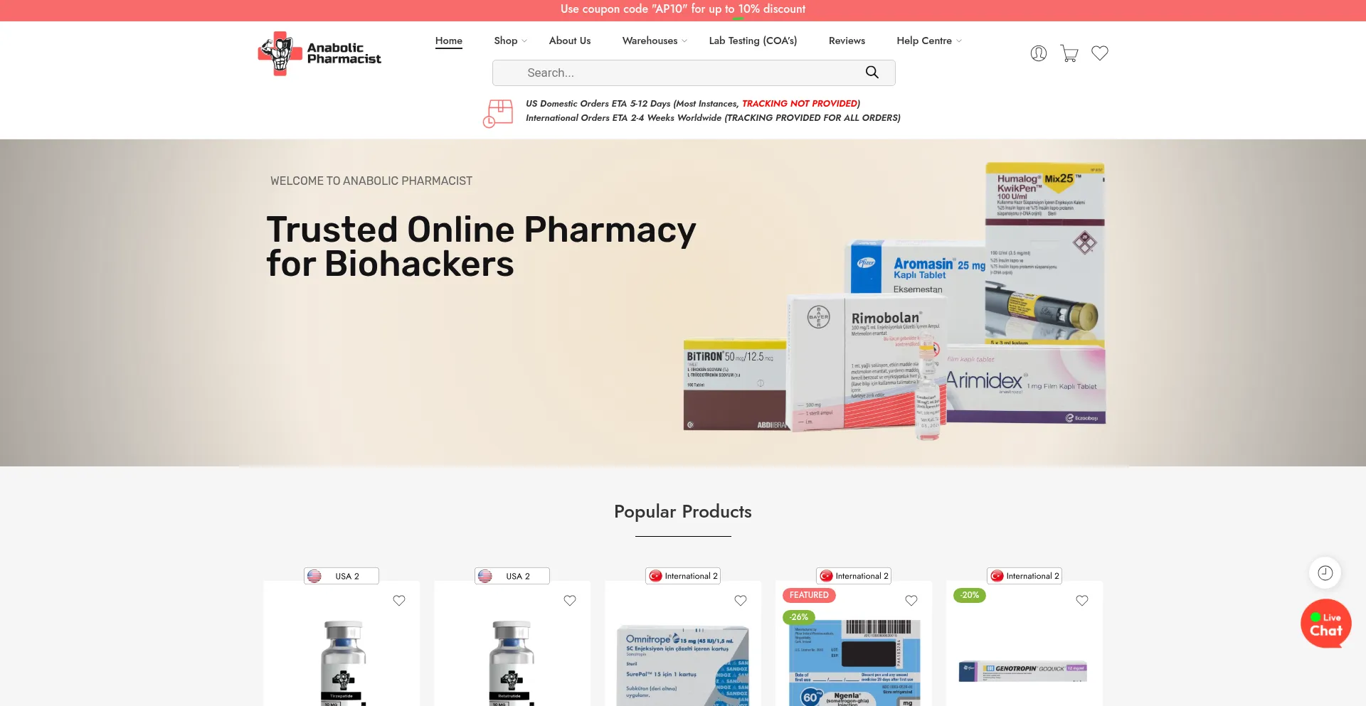 ¿És Seguro y Confiable Anabolicpharmacist.to?