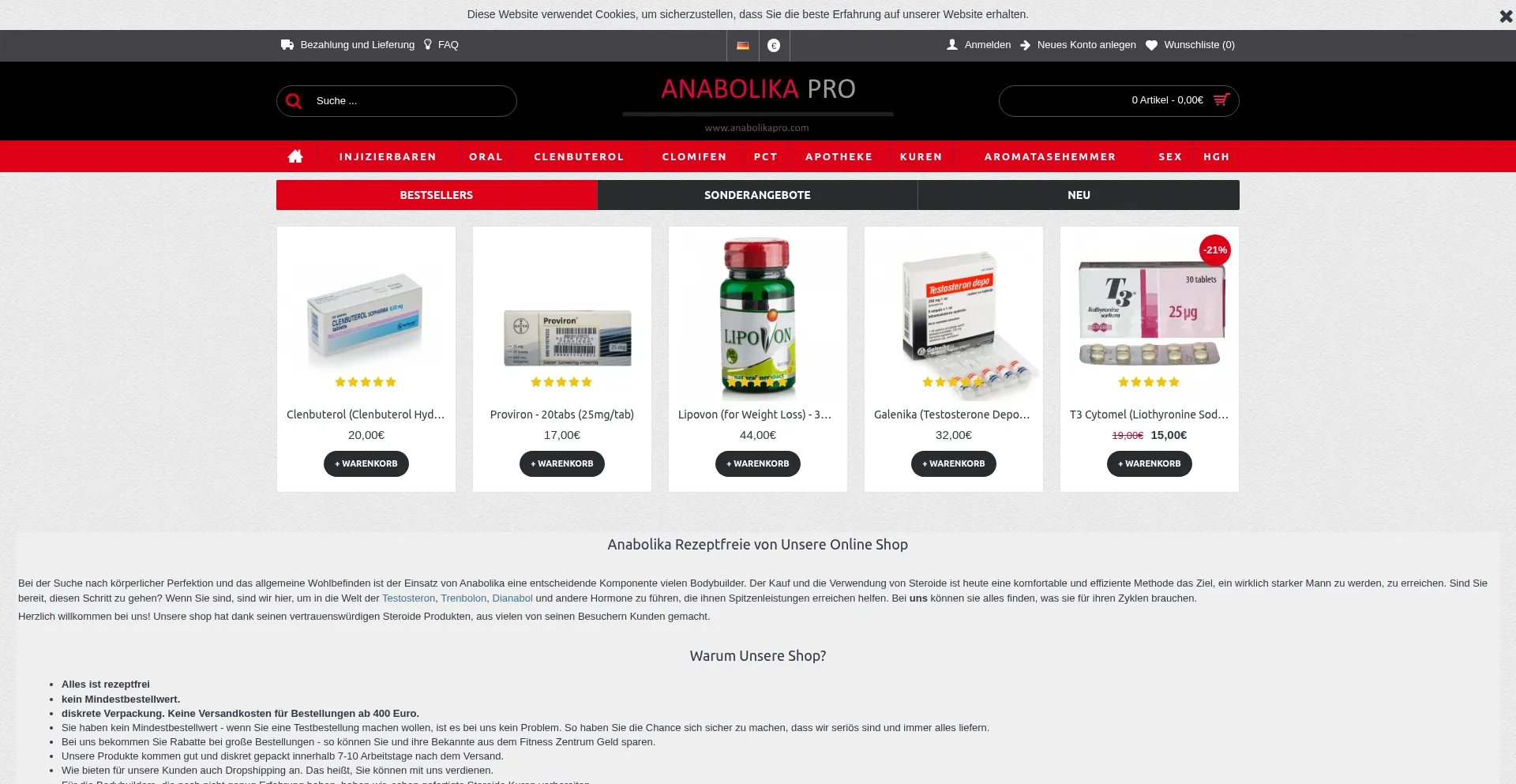 ¿És Seguro y Confiable Anabolikapro.com?
