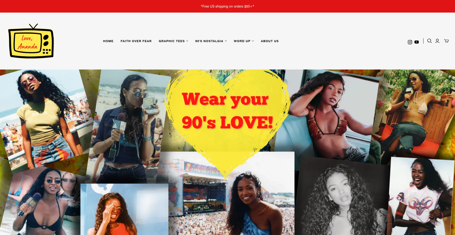 Website screenshot of Anandalewis.com