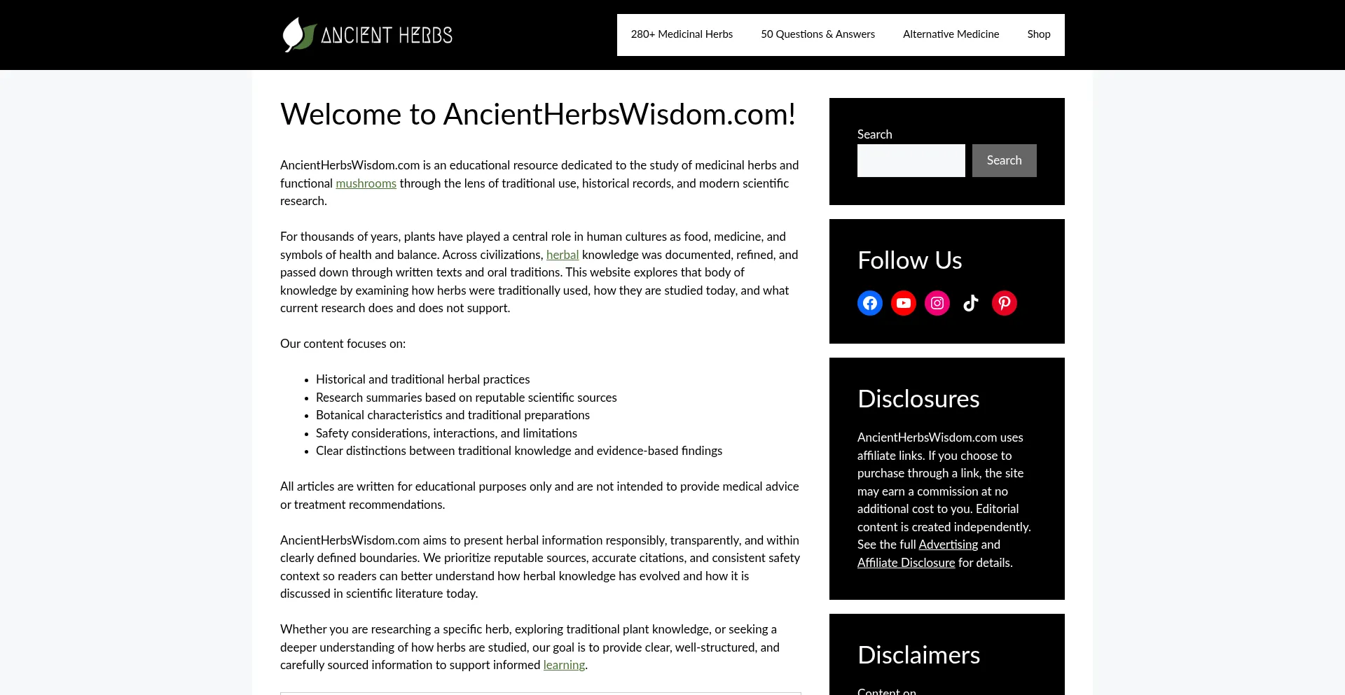 Ancientherbswisdom.com