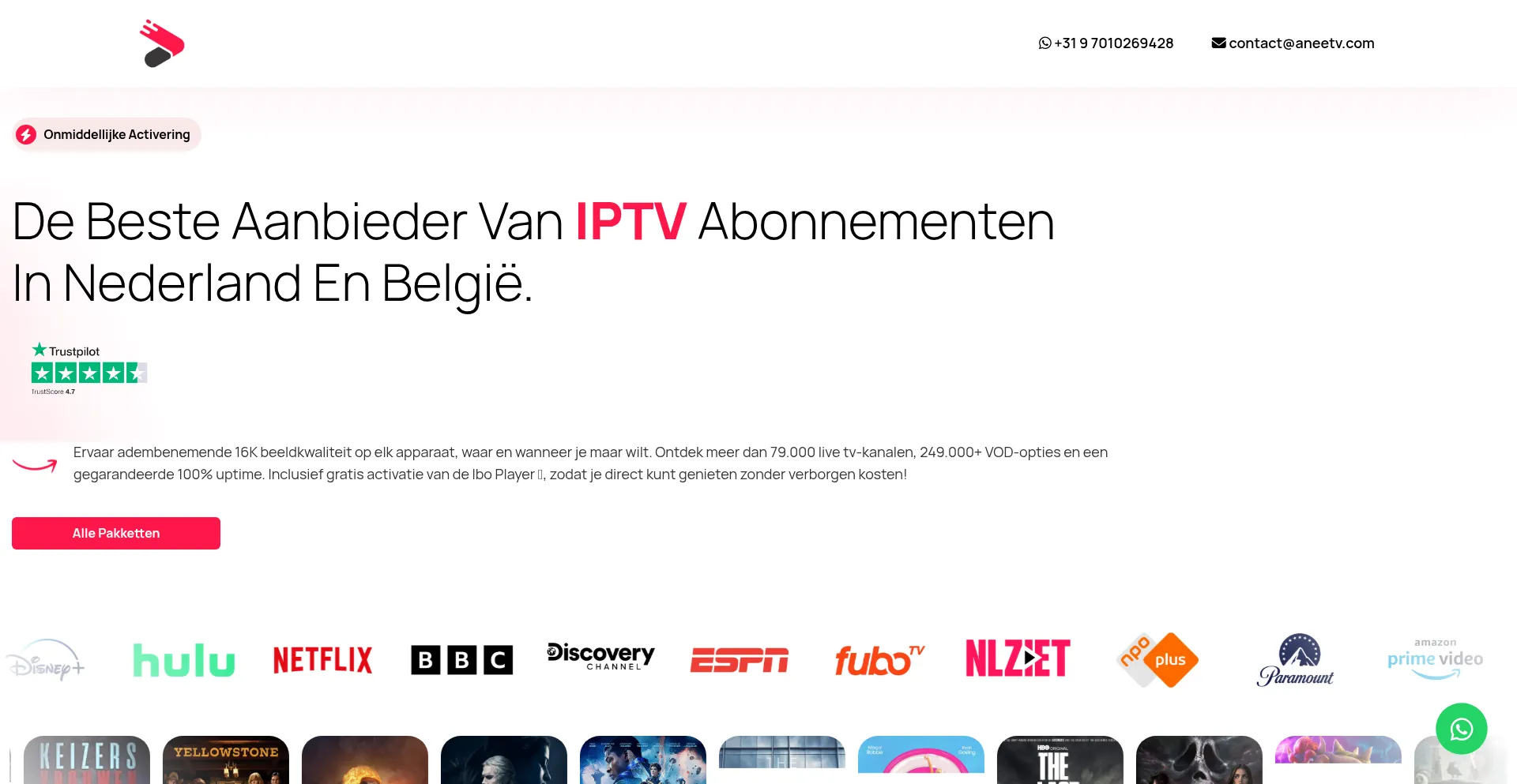 Aneetv.com Screenshot