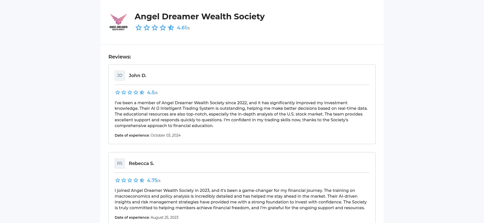 Angeldreamersoc.com