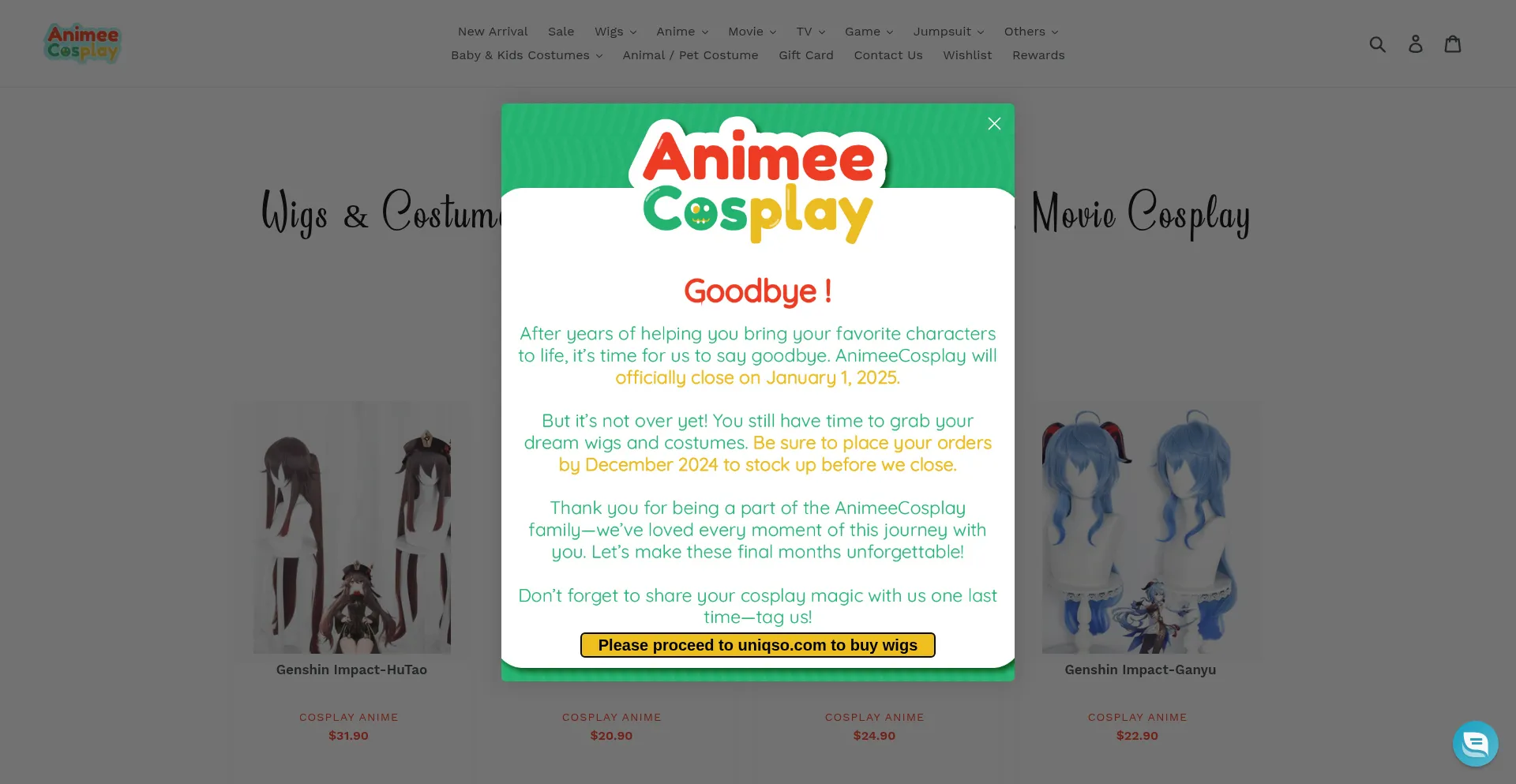 ¿És Seguro y Confiable Animee-cosplay.com?