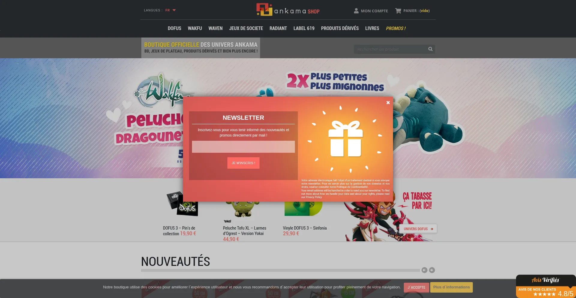 ¿És Seguro y Confiable Ankama-shop.com?