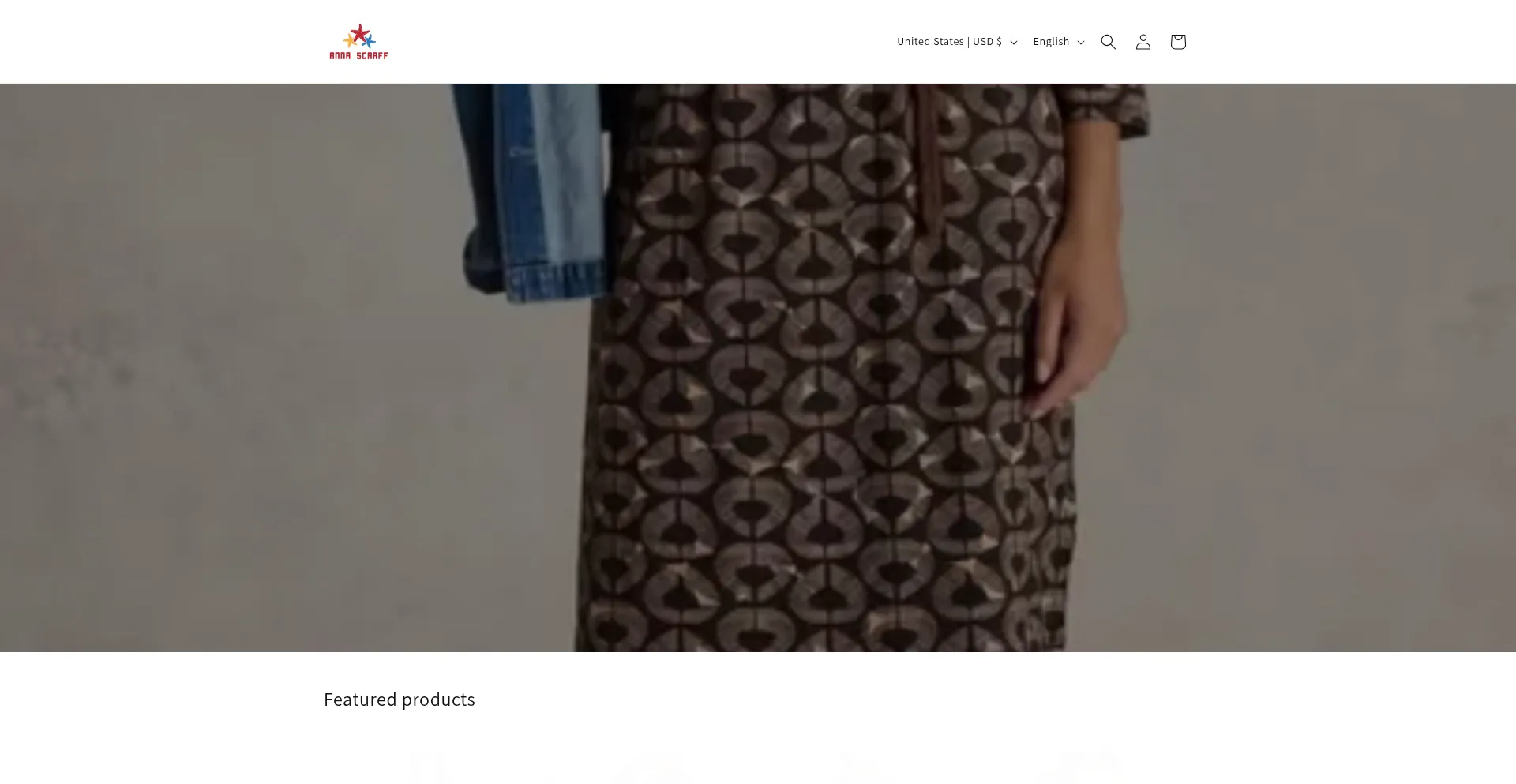 Website screenshot of Annascarff.shop