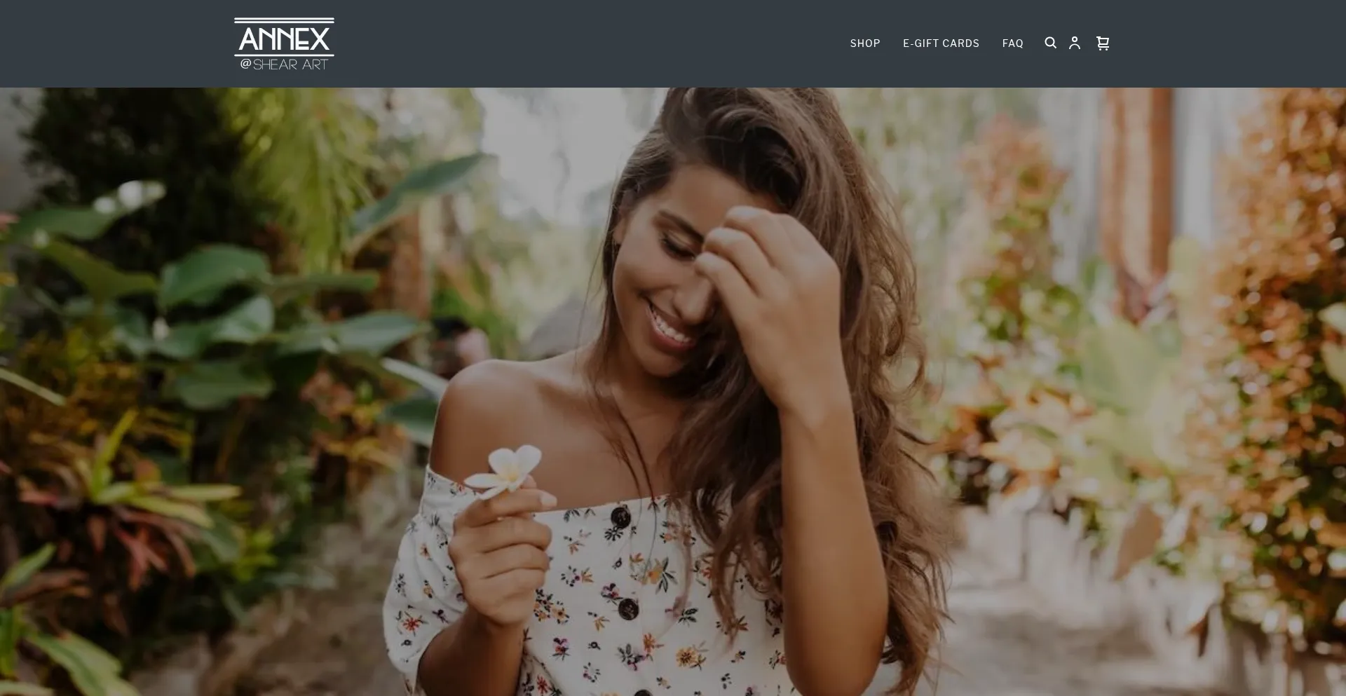 Website screenshot of Annexatshearart.com