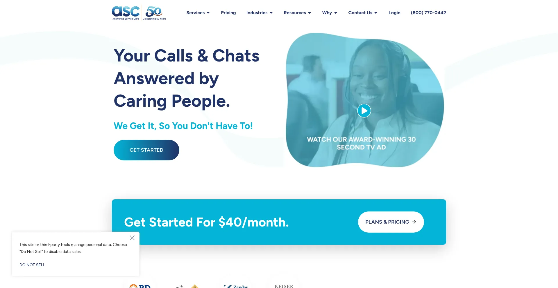 ¿És Seguro y Confiable Answeringservicecare.com?