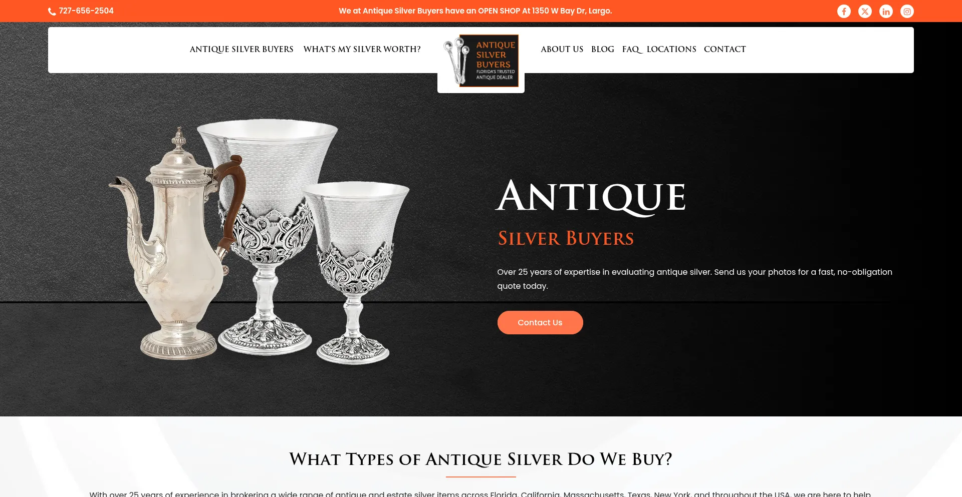 ¿És Seguro y Confiable Antiquesilver.org?