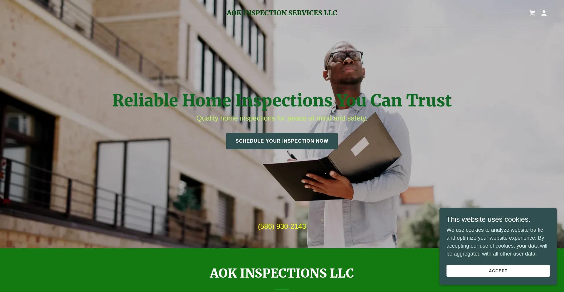 ¿És Seguro y Confiable Aokinspectionservice.com?