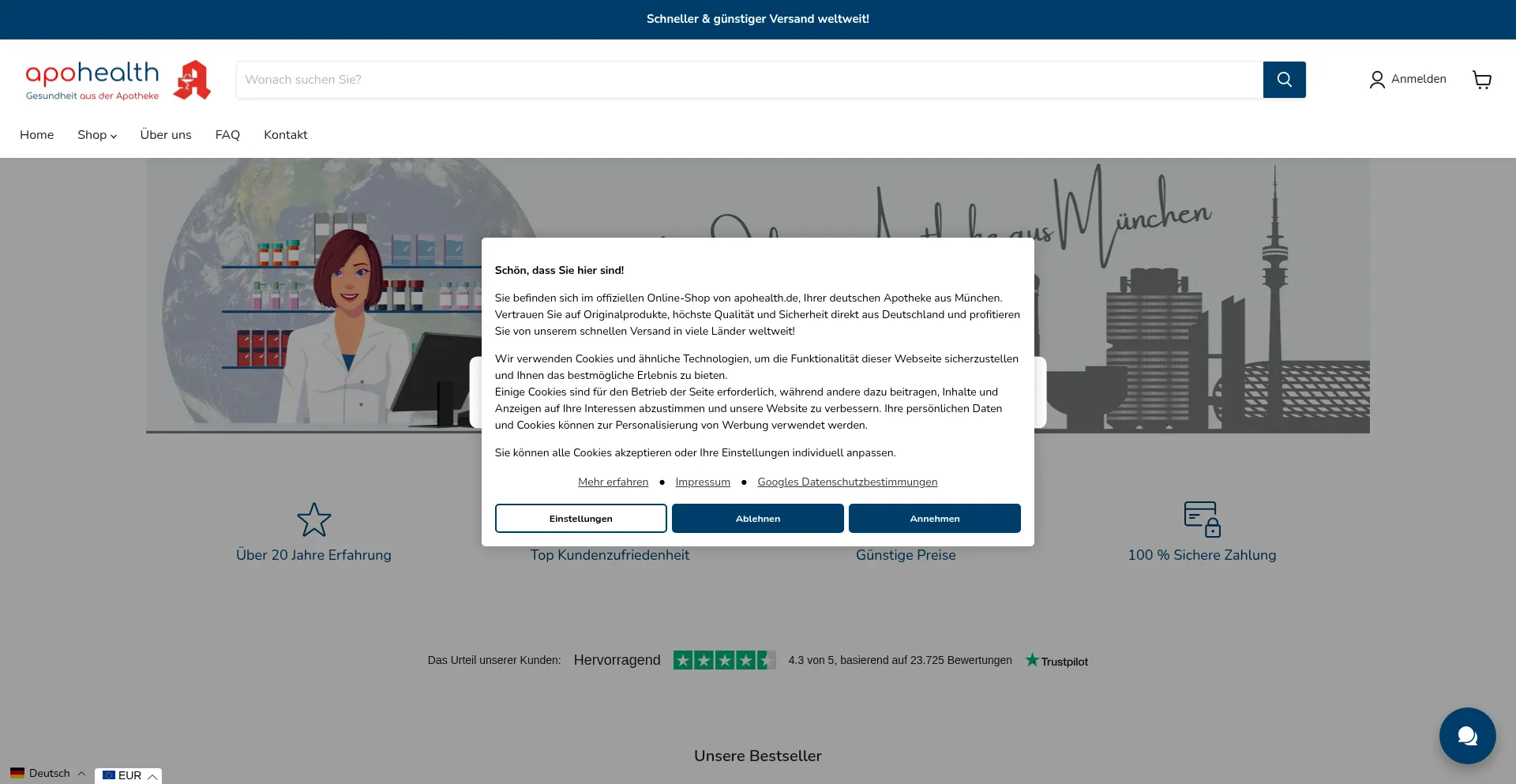 Apohealth.de Screenshot