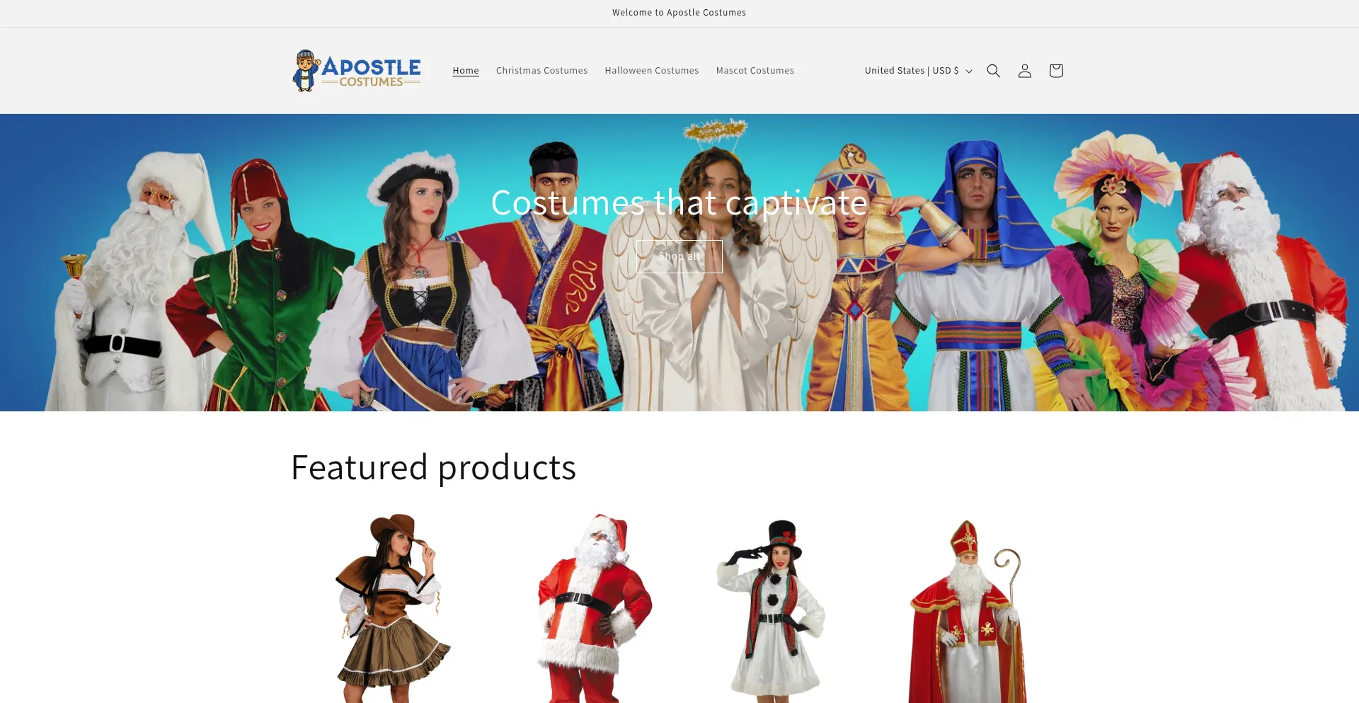 Apostlecostumes.com