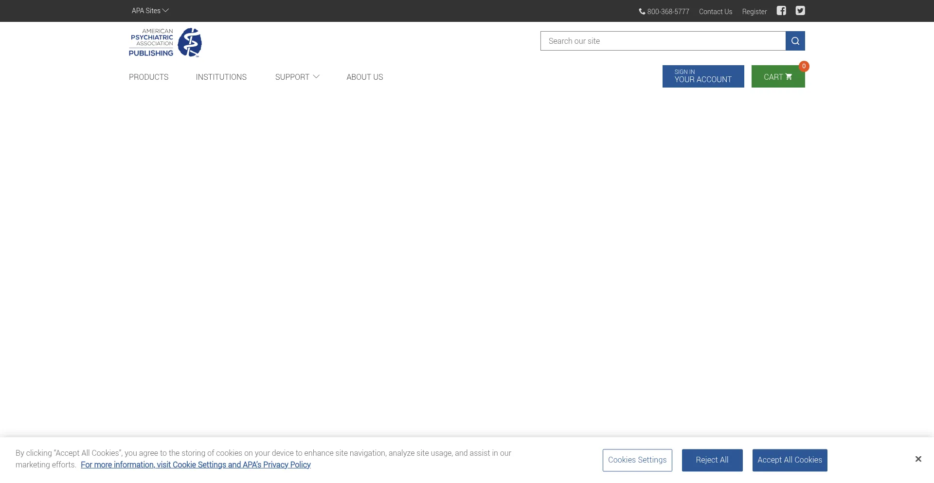 Website screenshot of Appi.org