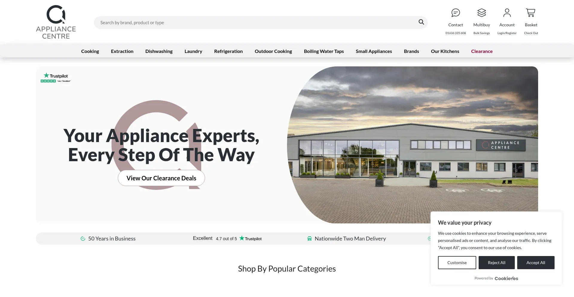 ¿És Seguro y Confiable Appliancecentre.co.uk?