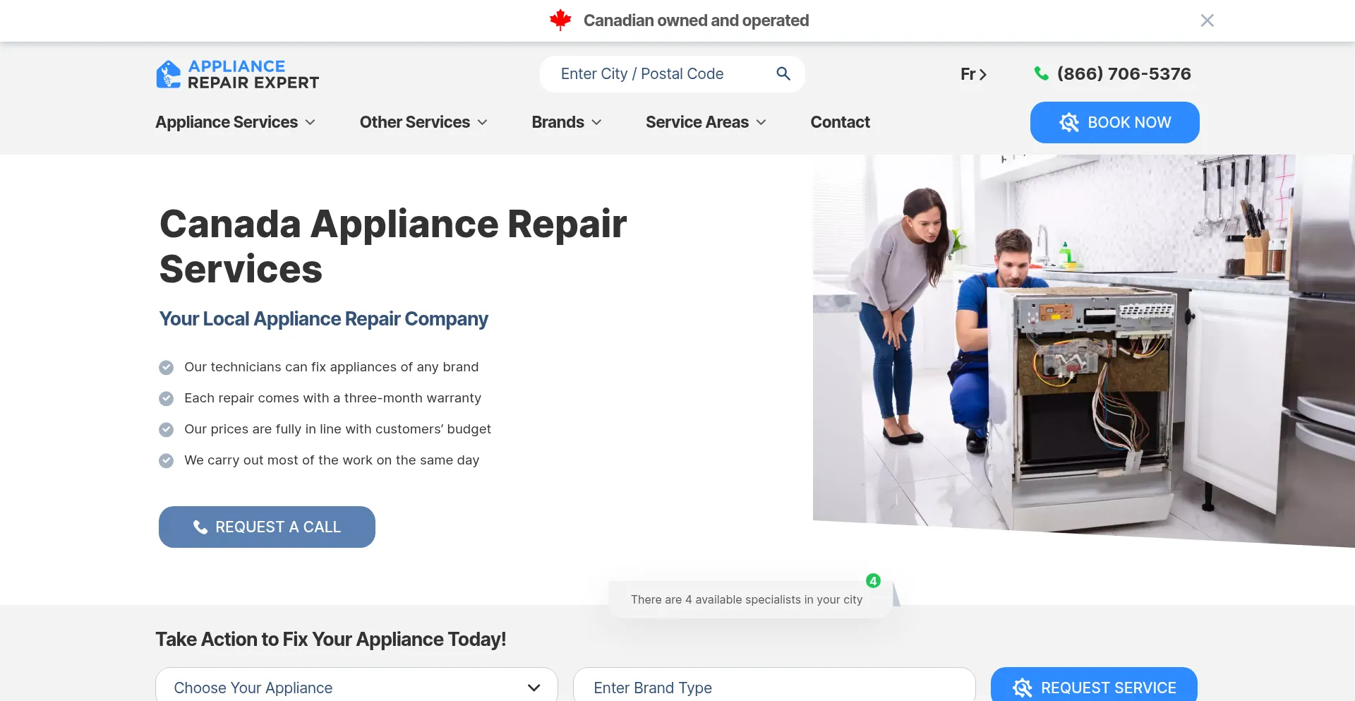 ¿És Seguro y Confiable Appliancerepairexpert.ca?