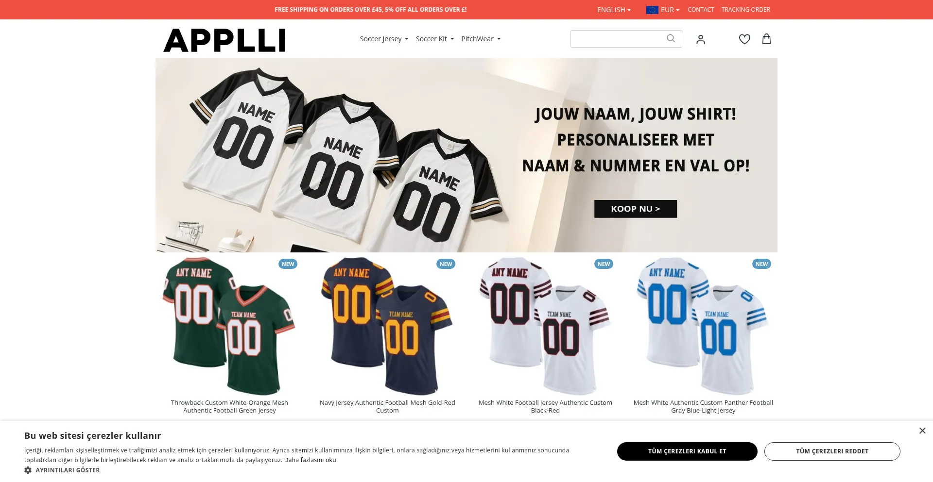 Website screenshot of Applli.com
