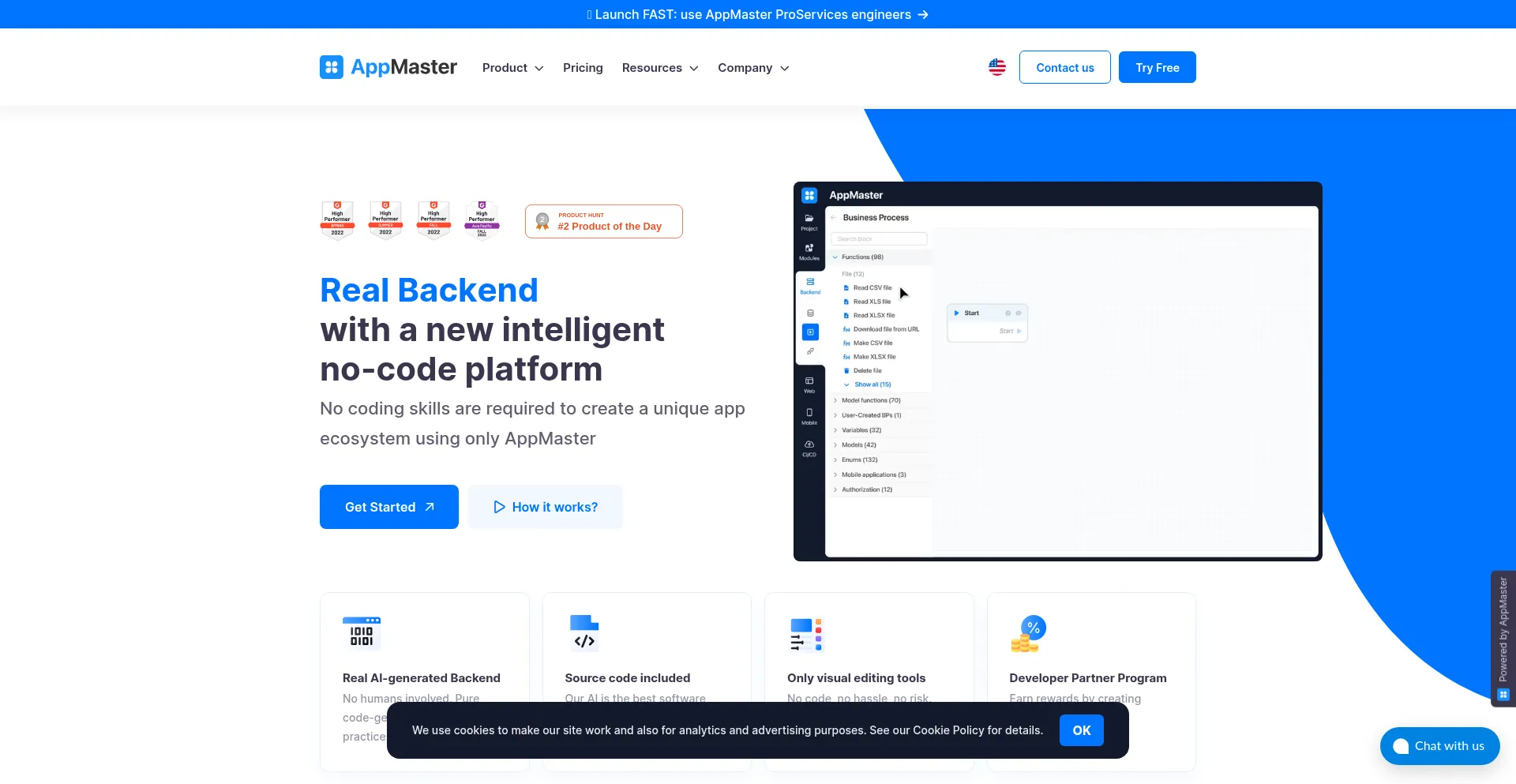 Appmaster.io Screenshot