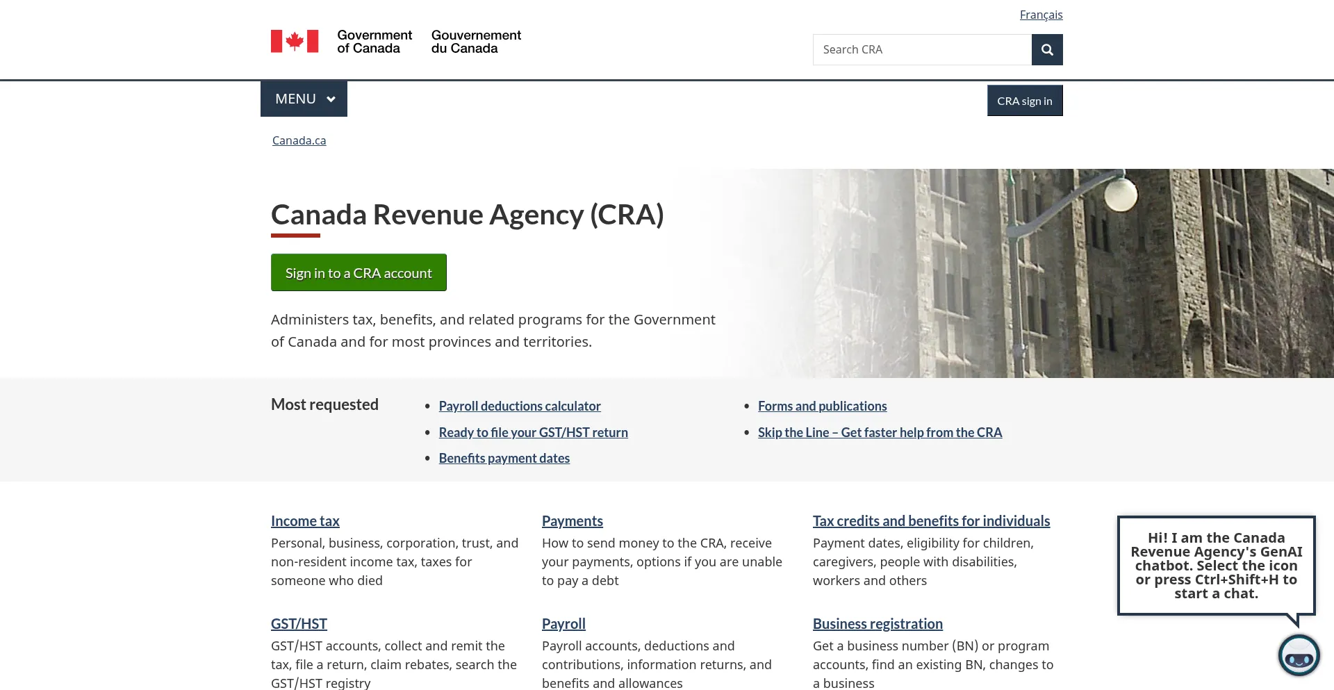 Apps7.ams-sga.cra-arc.gc.ca