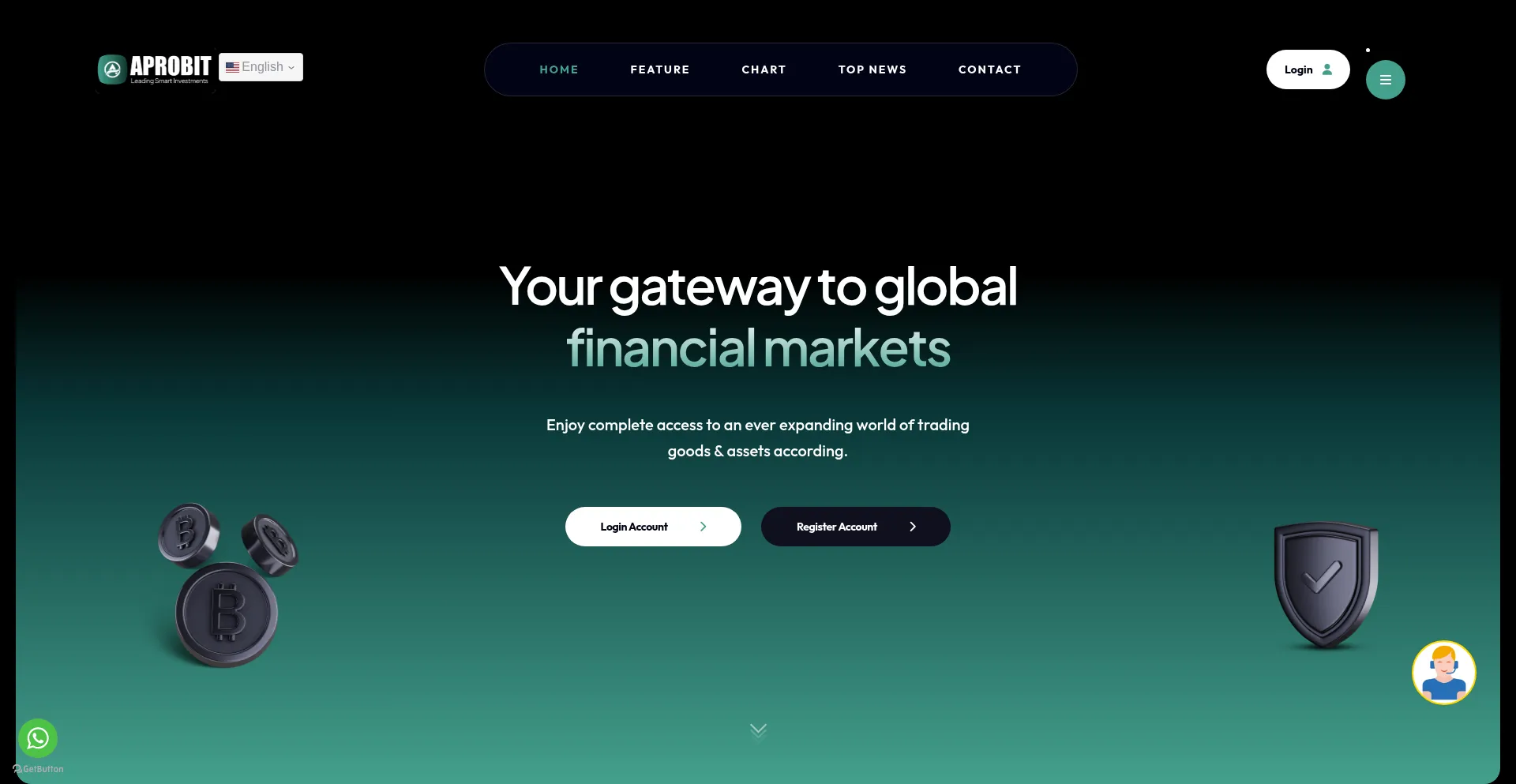 Aprobit.fxprotrad.top Screenshot